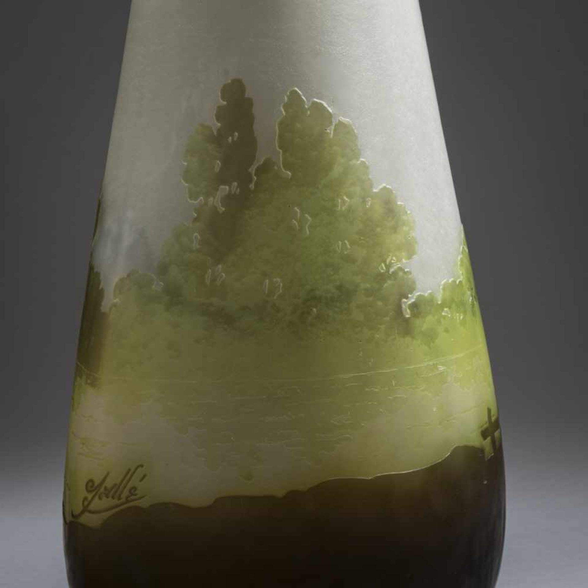 Etablissements Gallé, Nancy, Vase 'Paysage lacustre', 1906-14 - Bild 7 aus 7