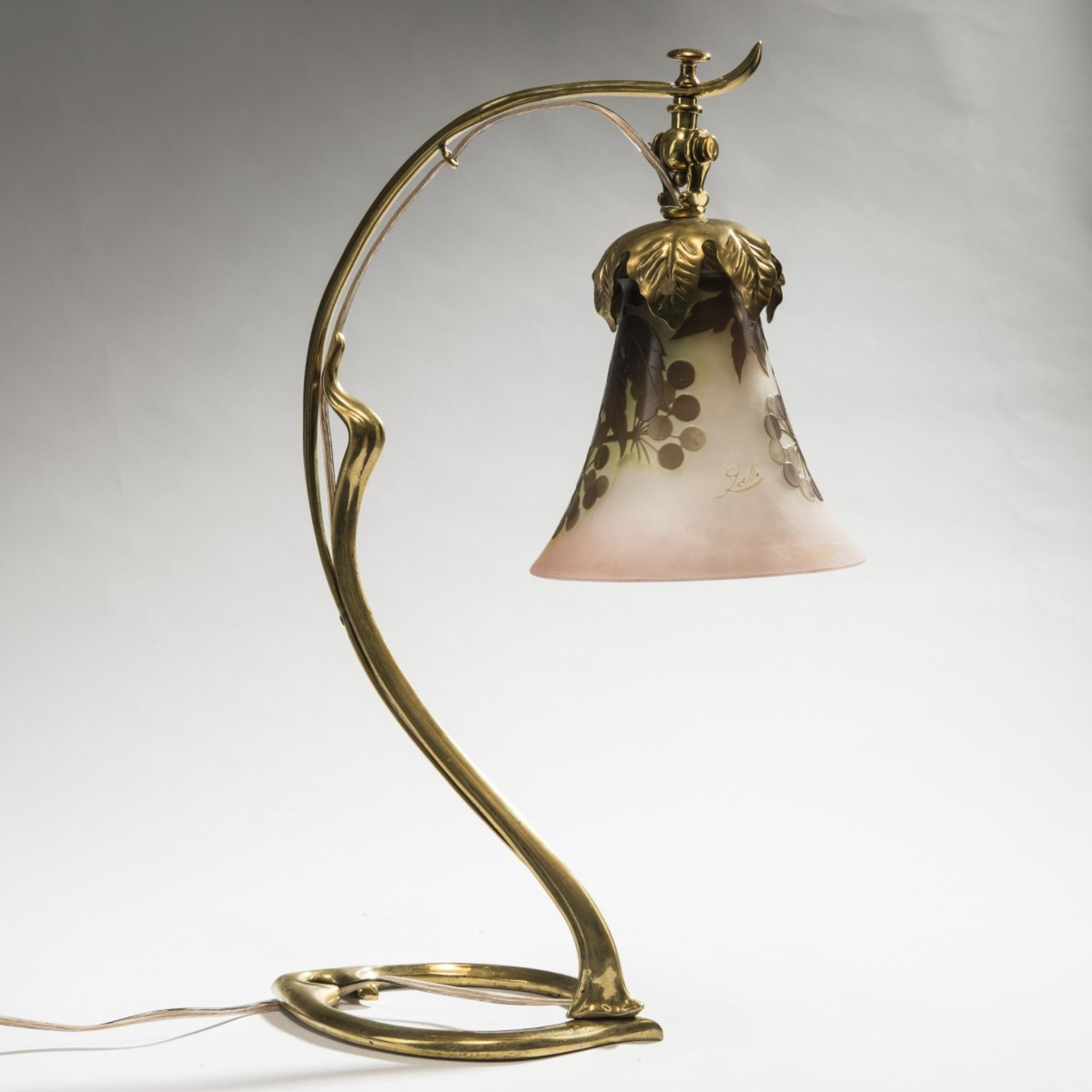 Emile Gallé, Nancy, 'Ombelles' table light, 1902-04 - Bild 2 aus 5