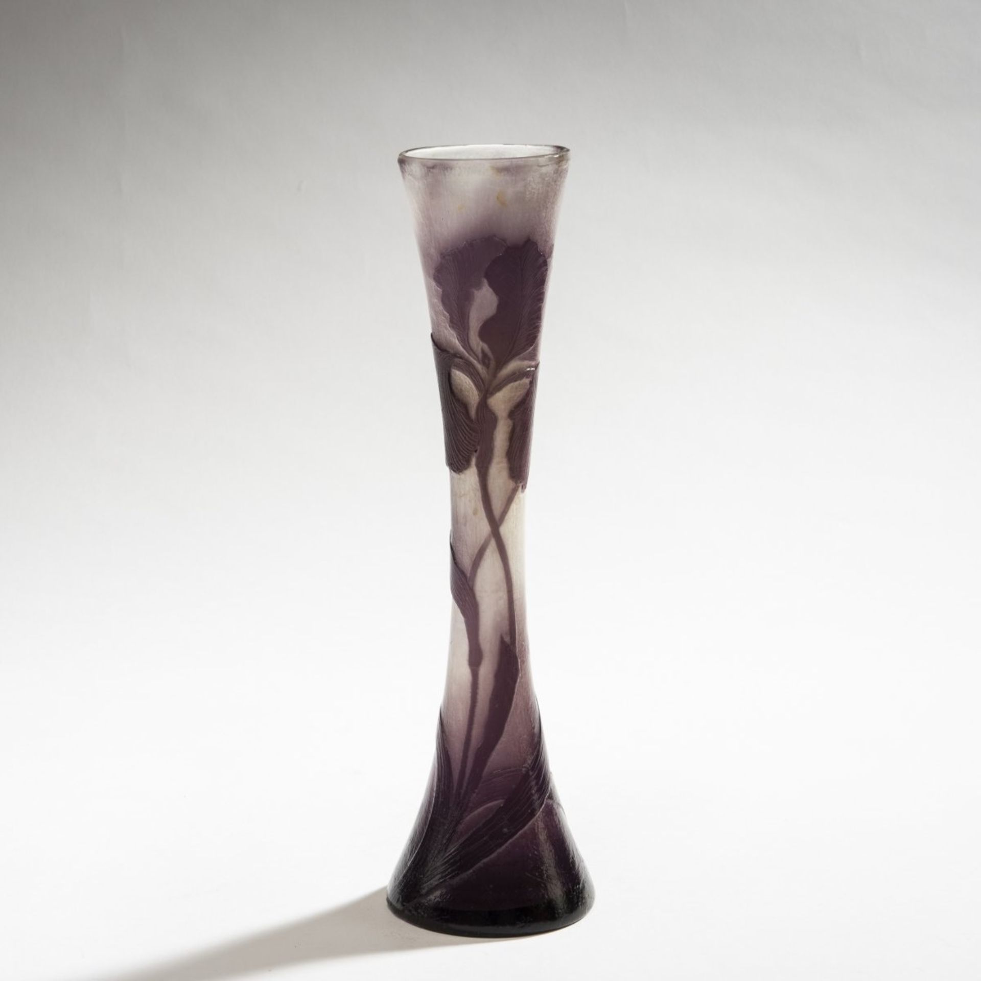 Emile Gallé, Nancy, Vase 'Iris', c. 1898