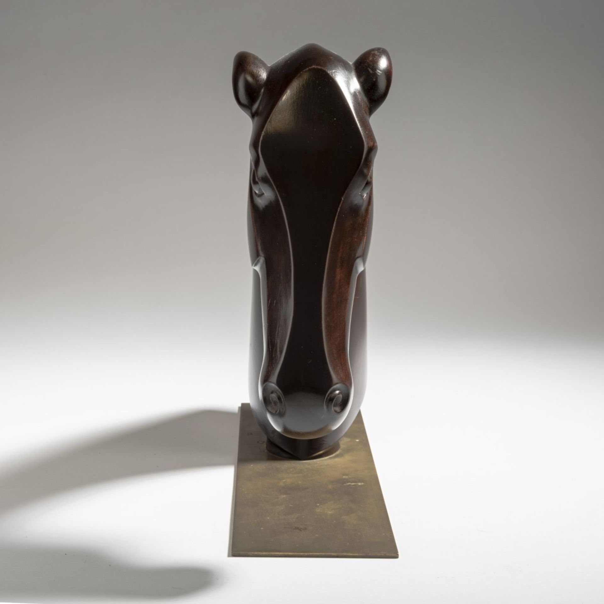 Hagenauer, Vienna , Horse head, 1950s - Bild 3 aus 5