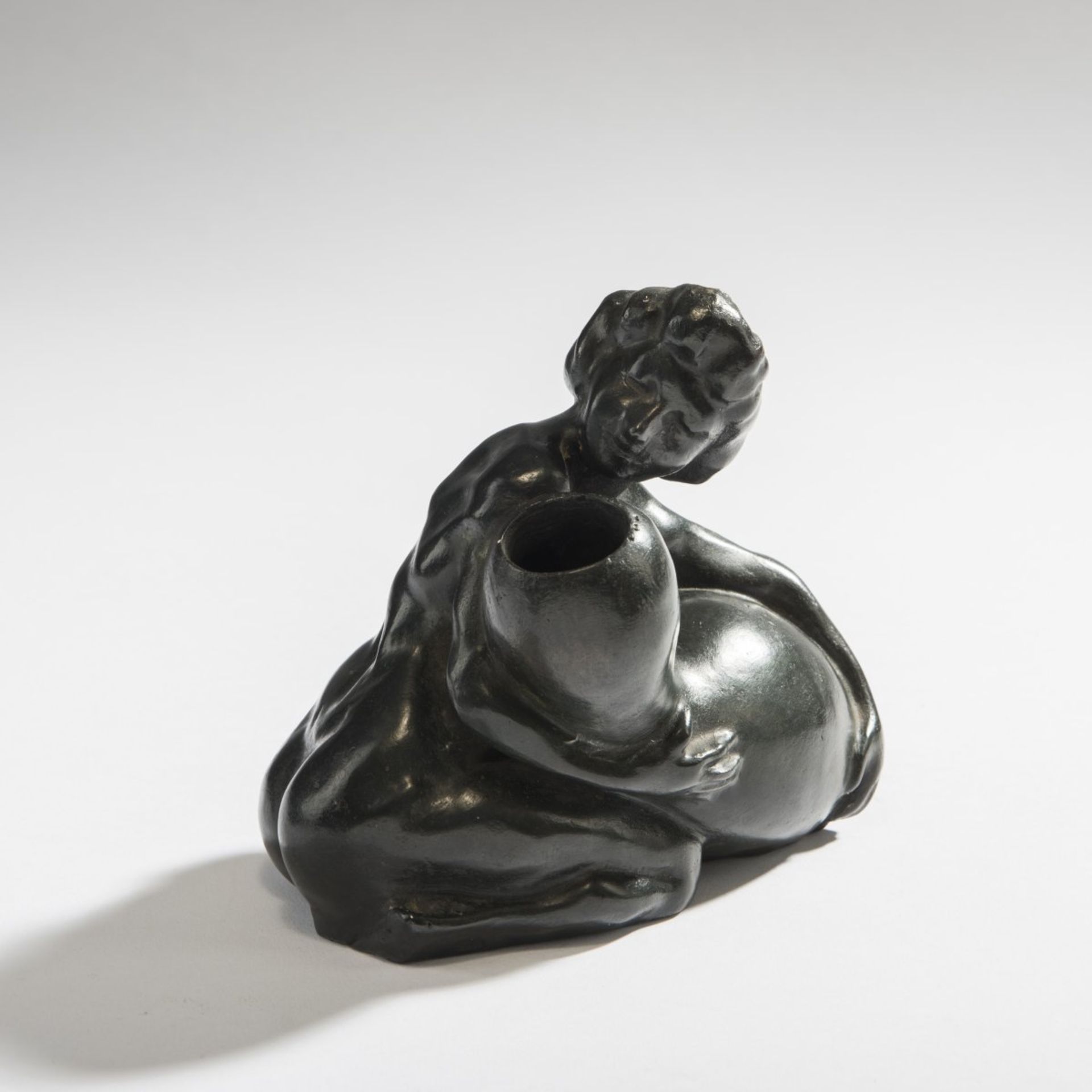 François-Rupert Carabin, Inkwell 'Femme à la Coloquinte', c. 1900