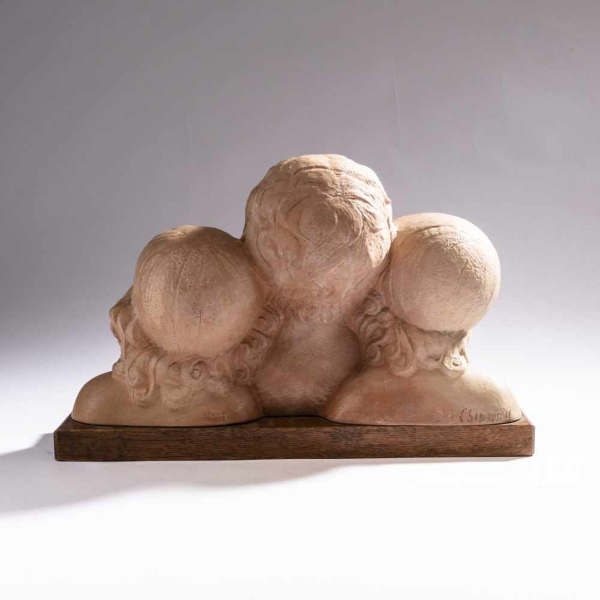 Demètre H. Chiparus, Three children's heads, c. 1920 - Bild 4 aus 6