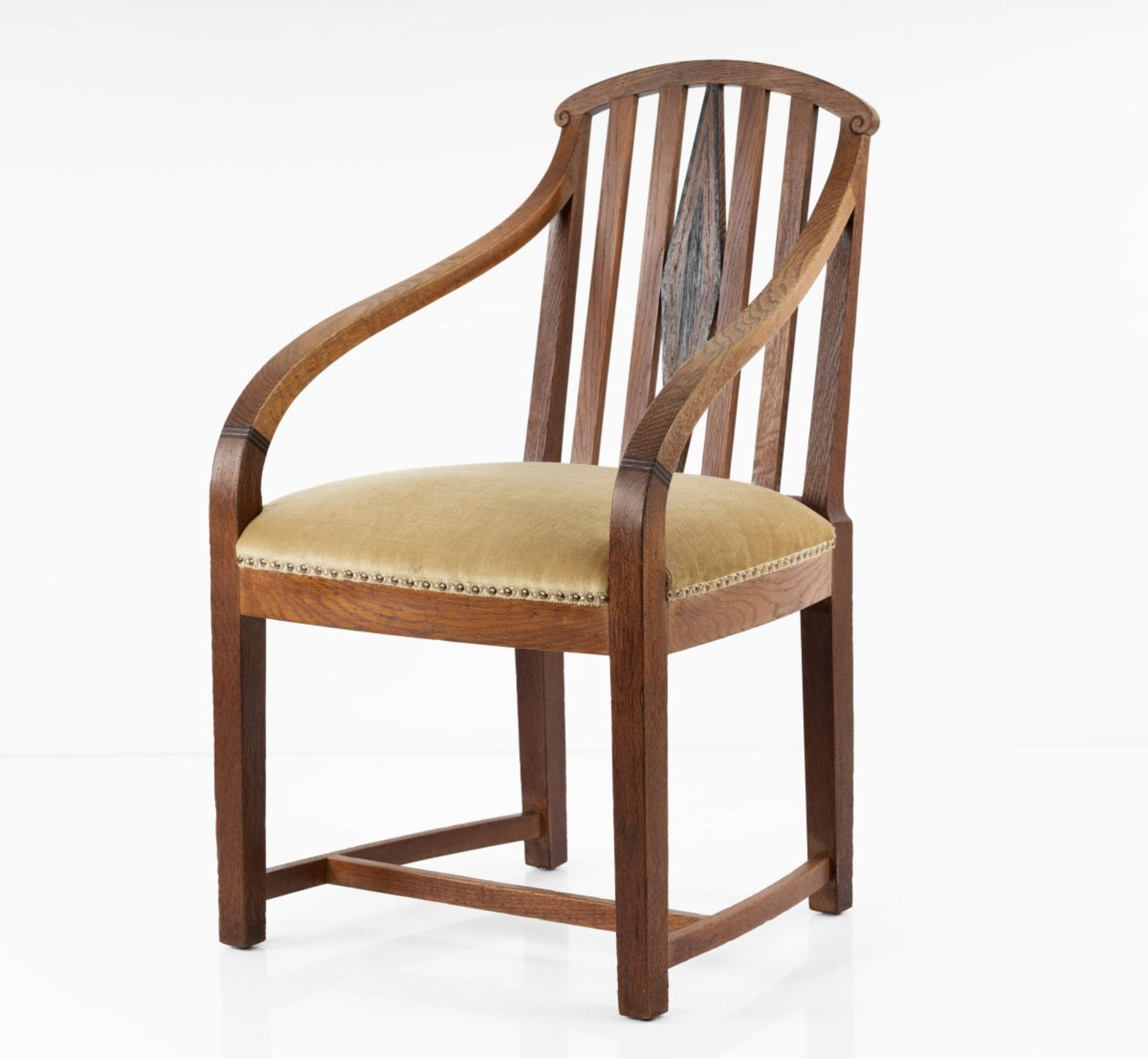 Bruno Paul, '7091' armchair, model for the 1st flat of the artist in Berlin, 1907 - Bild 12 aus 19