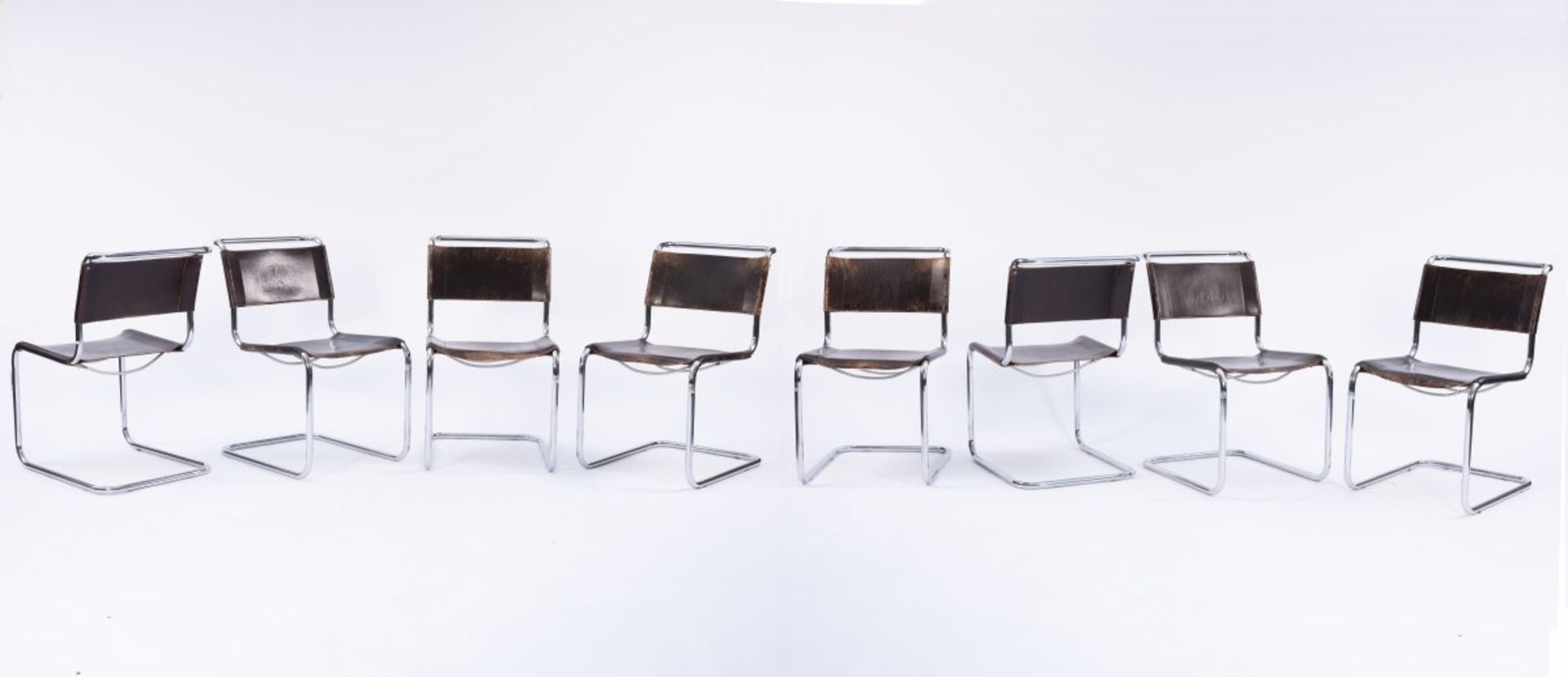 Marcel Breuer, Eight chairs 'B 33', 1927/28