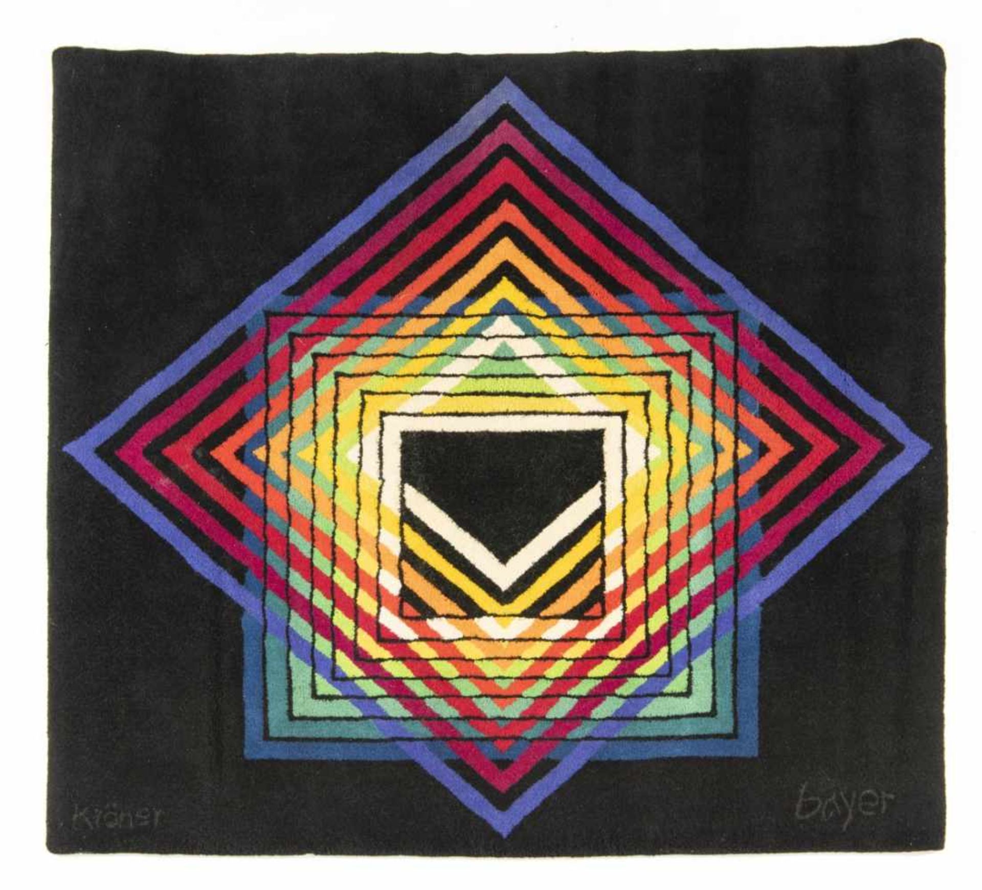 Herbert Bayer, Carpet 'Chromatic Penetration', c. 1972/73