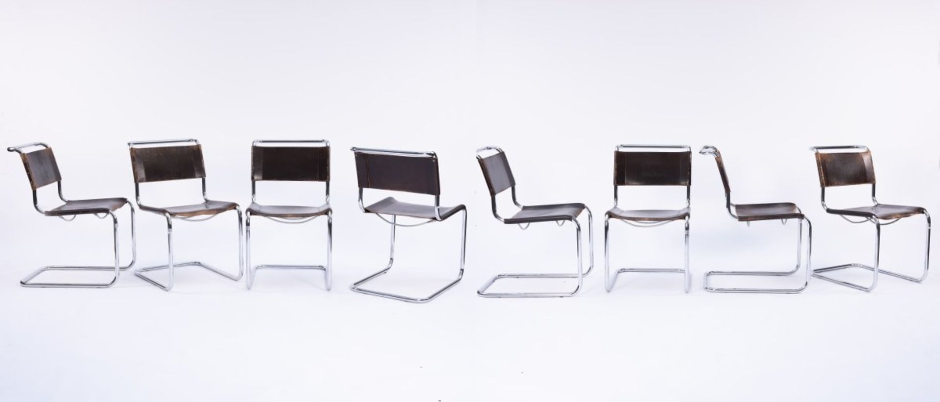 Marcel Breuer, Eight chairs 'B 33', 1927/28