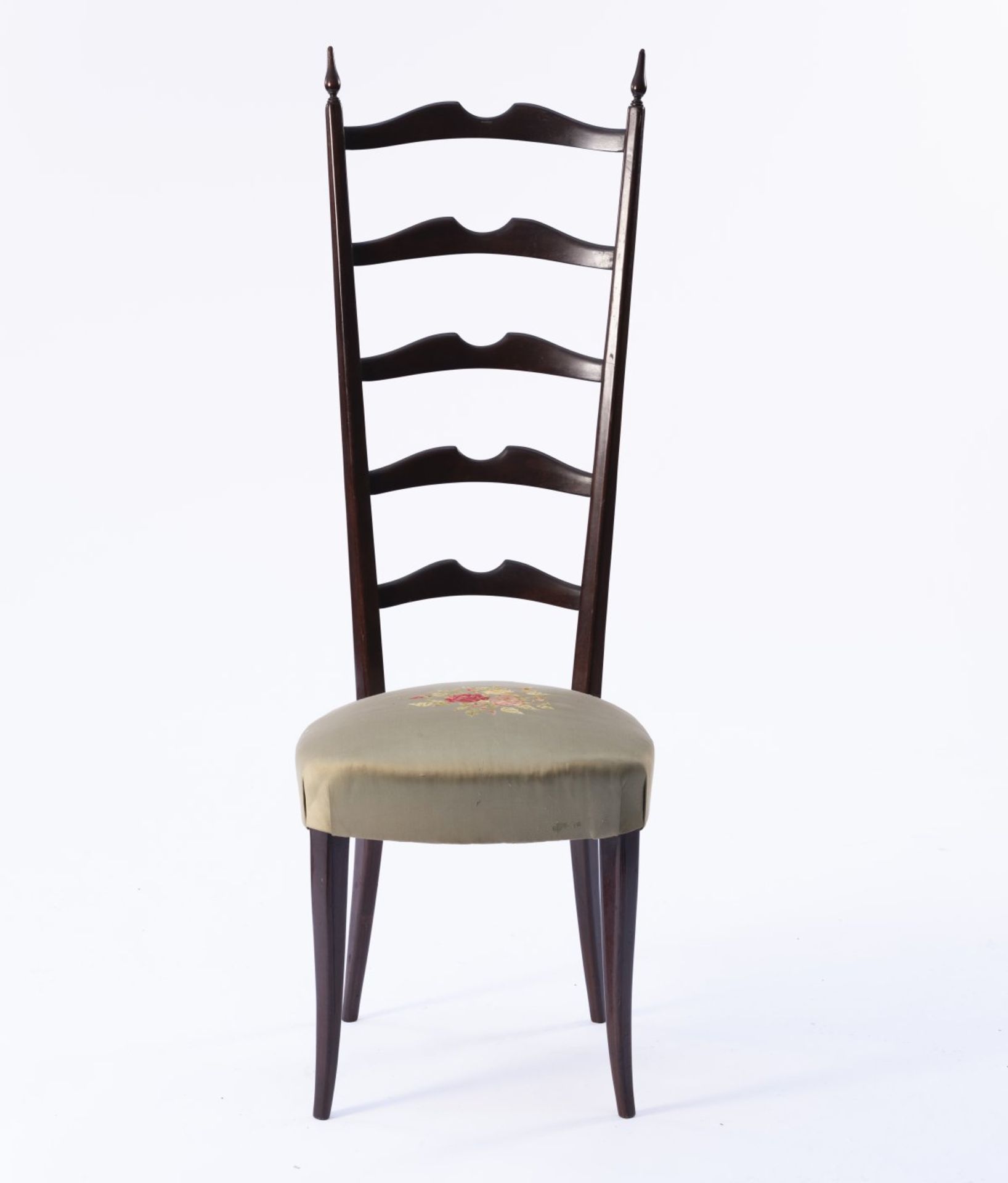 Italy, Set of eight side chairs, 1940s - Bild 5 aus 20