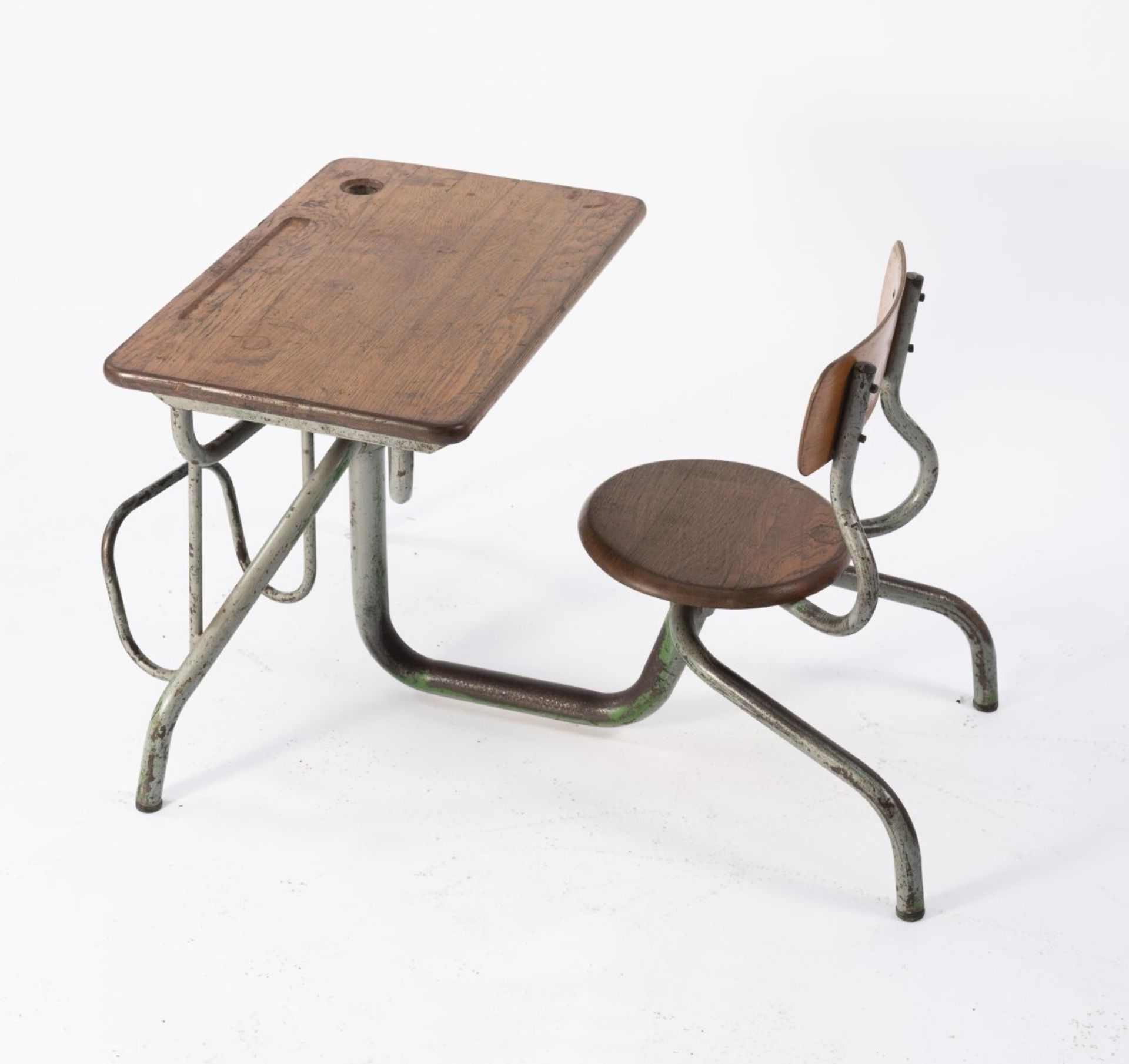 Jean Prouvé (attributed), Children's desk, 1930s / 40s - Bild 3 aus 7