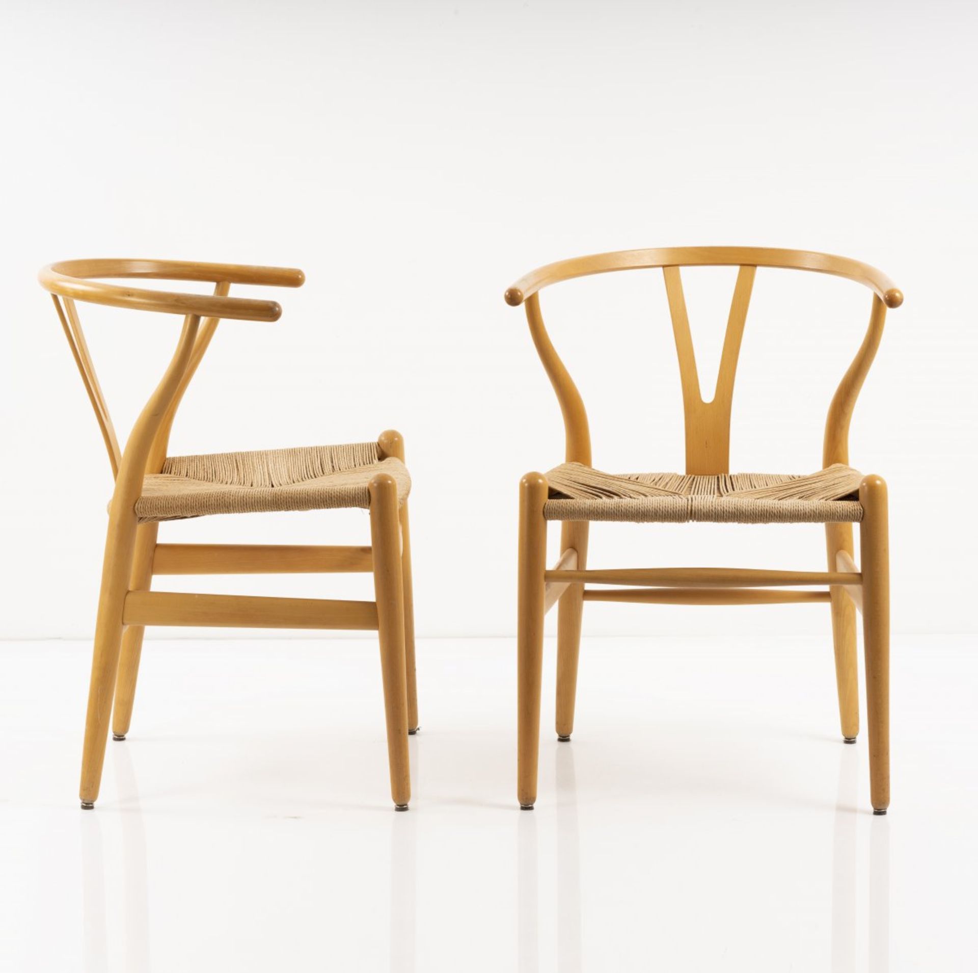 Hans J. Wegner , Set of two 'Y' - 'CH-24' chairs, 1950