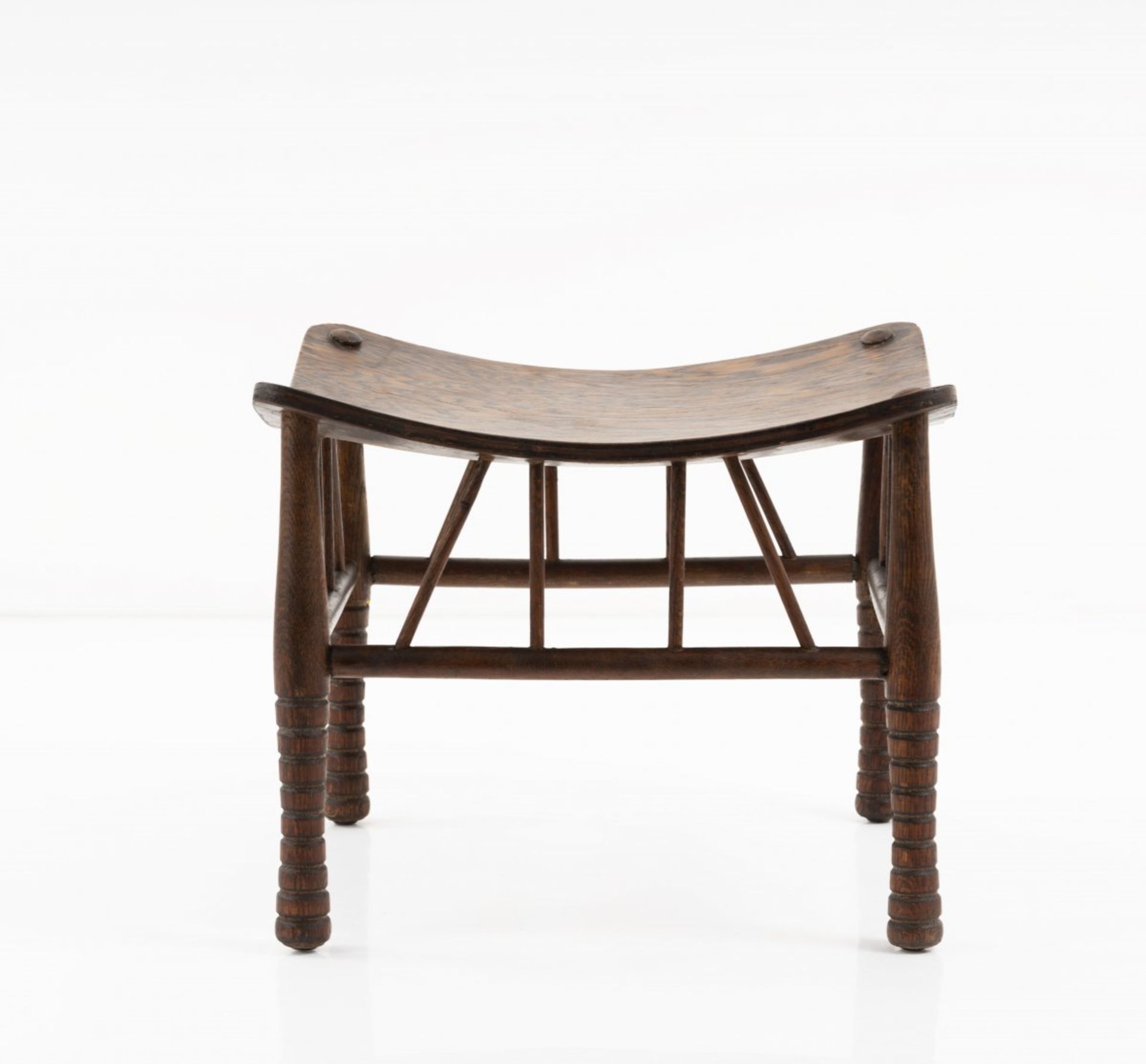 Liberty & Co., London, 'Thebes' stool, c. 1890