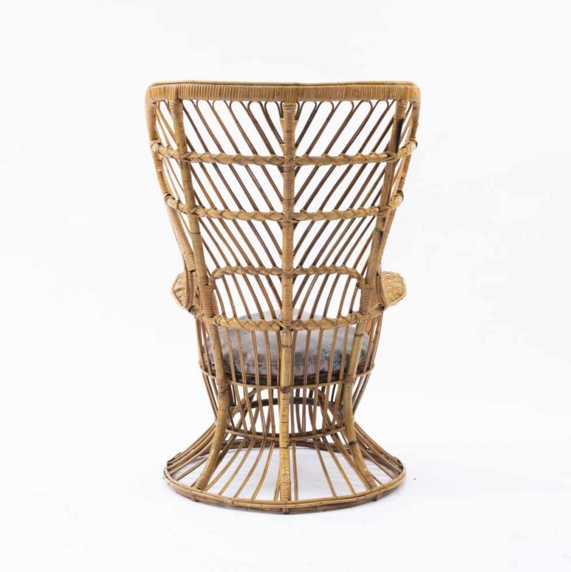 Gio Ponti, Wicker chair, c. 1950 - Bild 4 aus 5