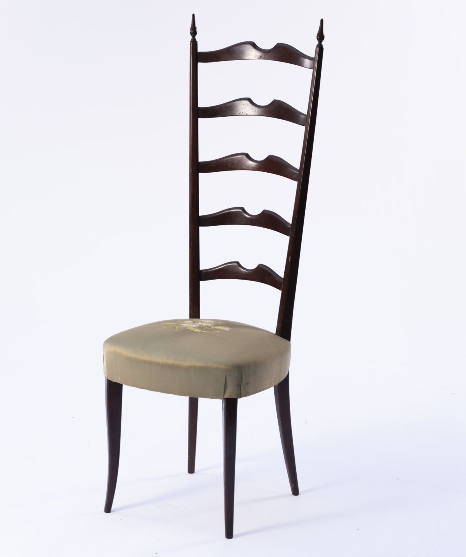 Italy, Set of eight side chairs, 1940s - Bild 3 aus 20