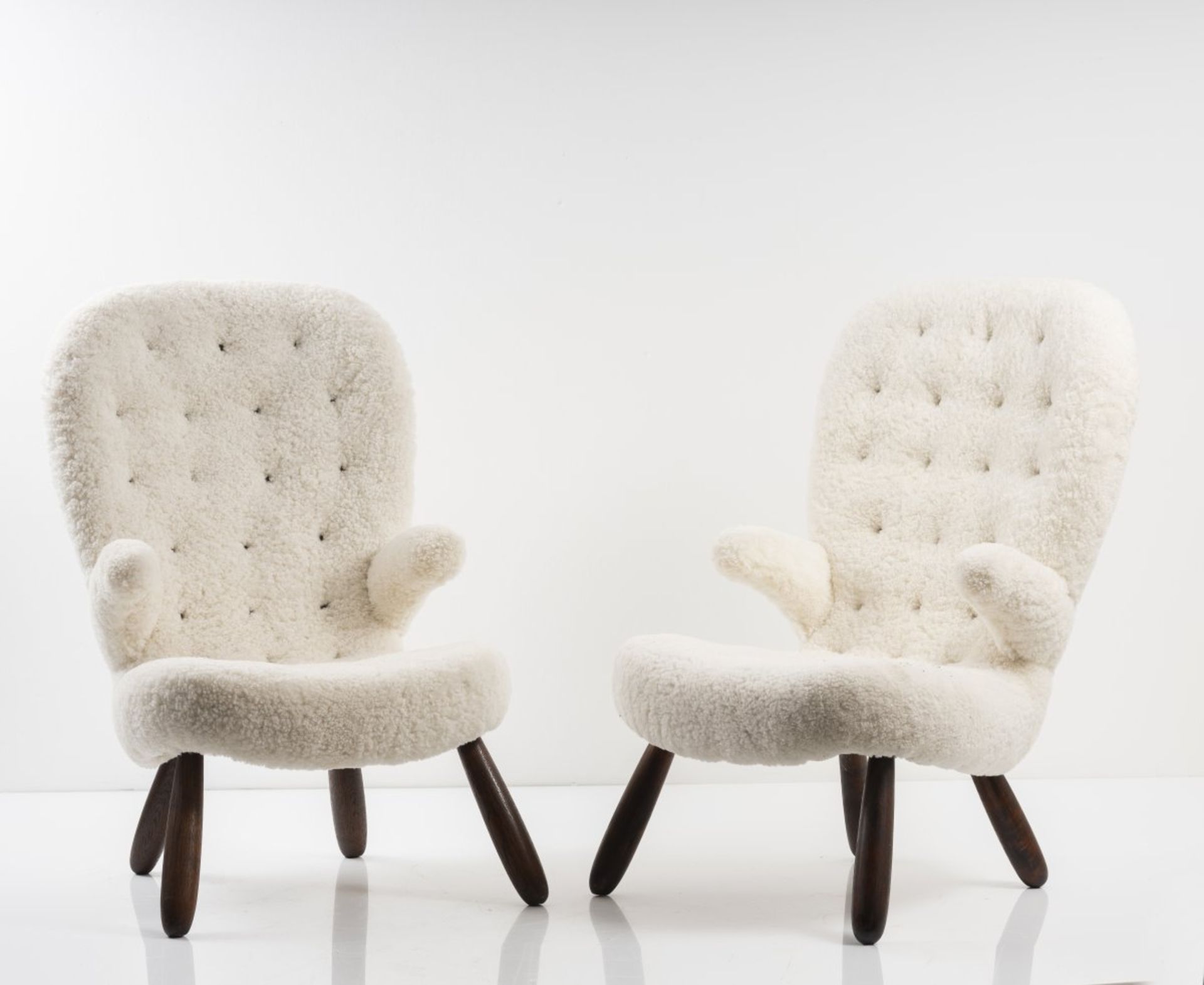 Philip Arctander (attributed), Set of two armchairs, c. 1952