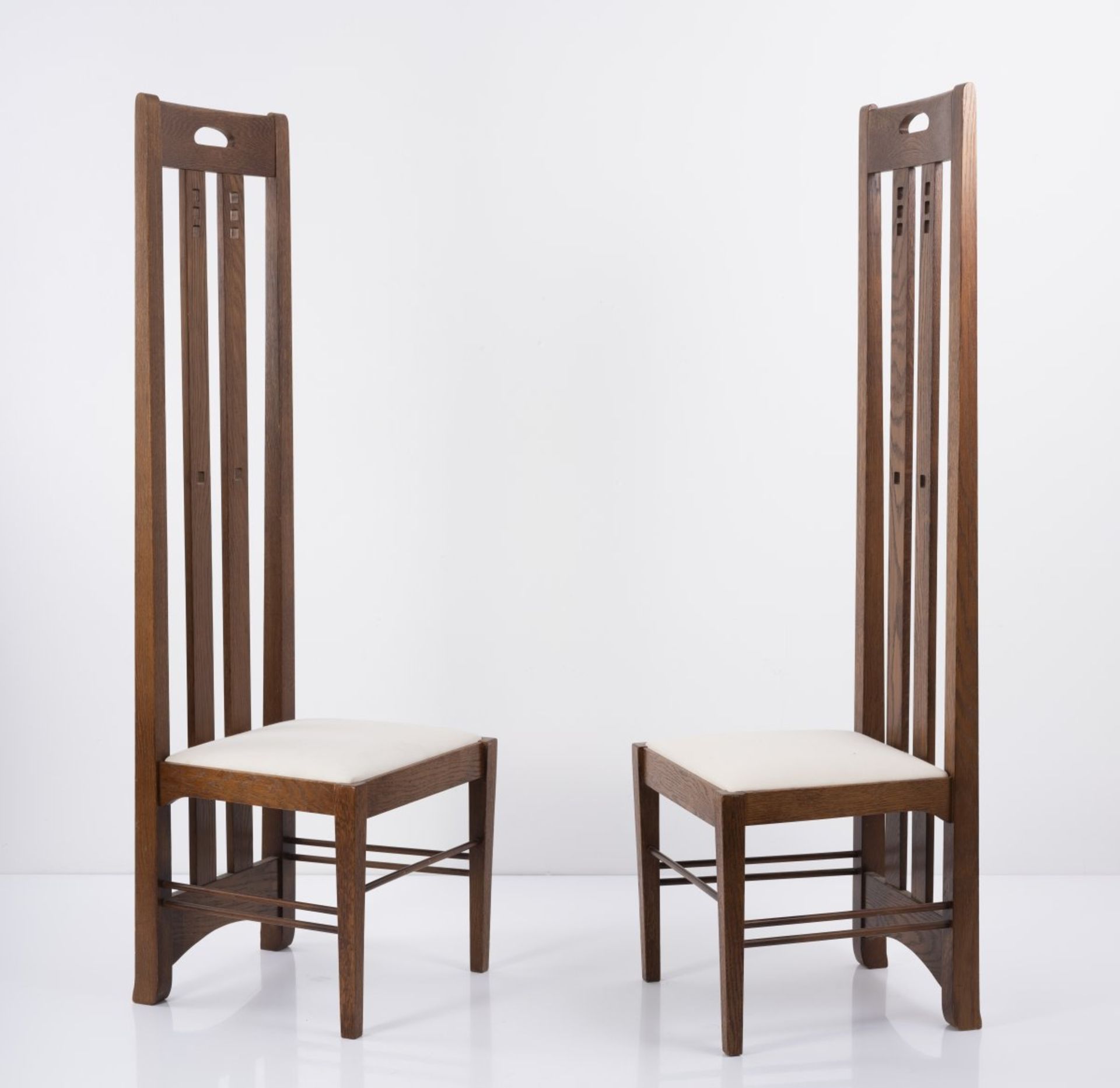 Charles Rennie Mackintosh, Set of four 'Ingram' chairs, um 1900 - Image 2 of 7