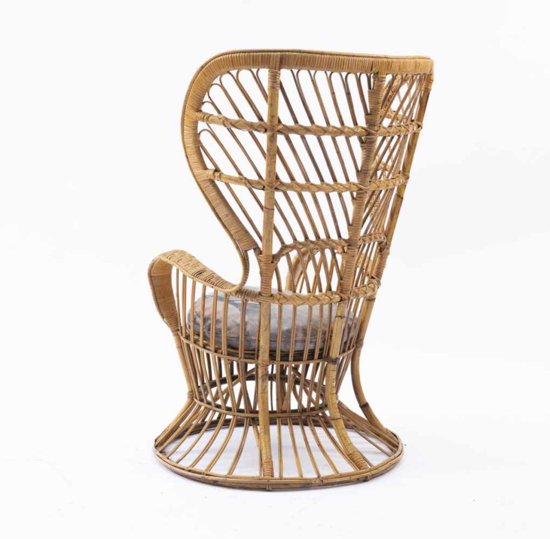 Gio Ponti, Wicker chair, c. 1950 - Bild 3 aus 5
