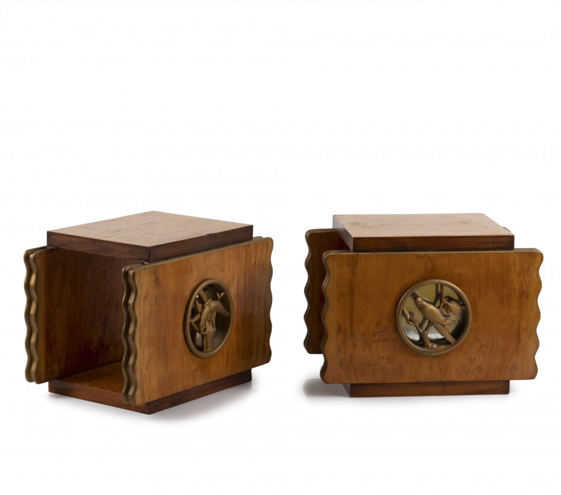 Italy, Set of two nightstands, 1930/40s - Bild 5 aus 5