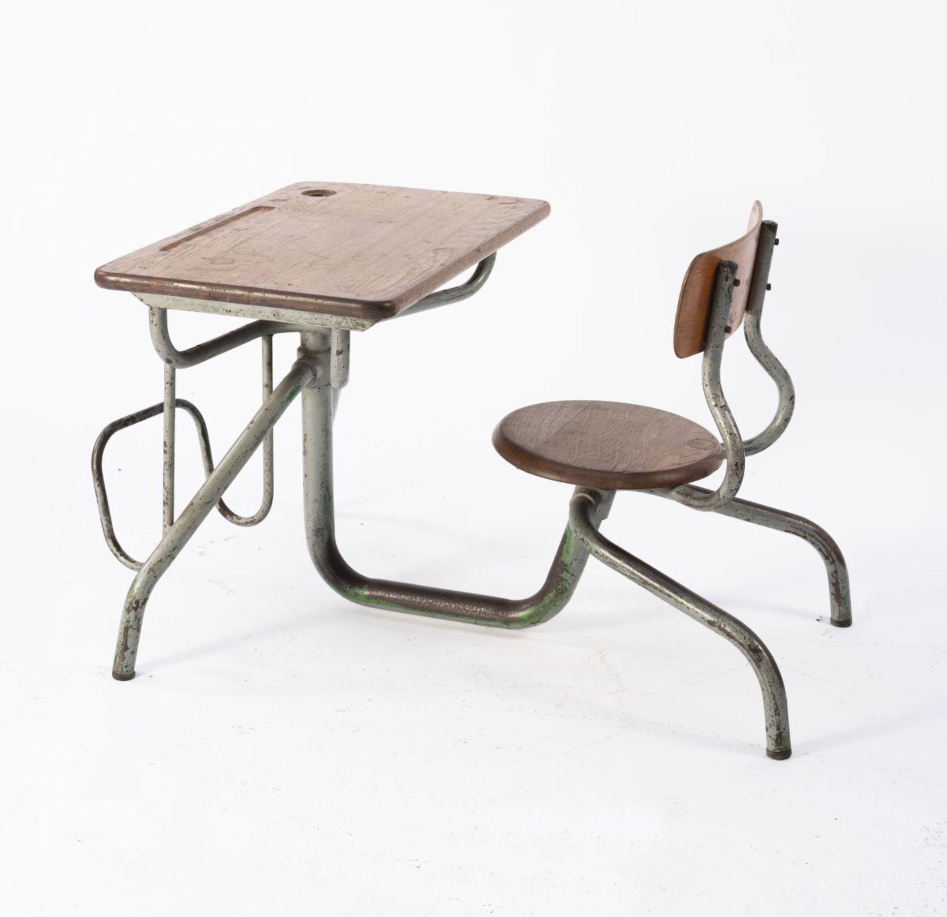 Jean Prouvé (attributed), Children's desk, 1930s / 40s - Bild 4 aus 7