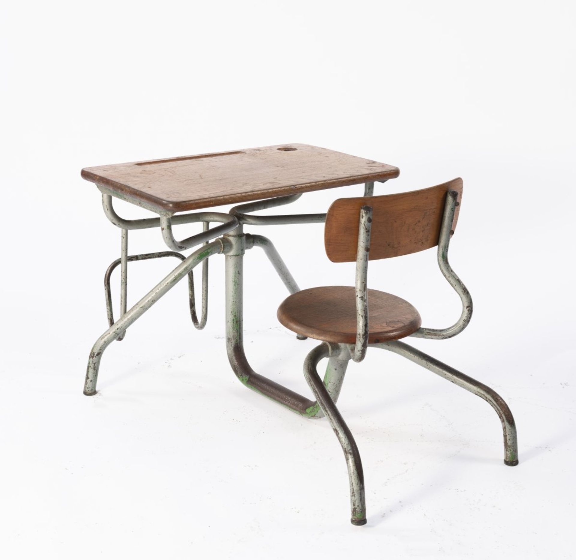 Jean Prouvé (attributed), Children's desk, 1930s / 40s - Bild 5 aus 7