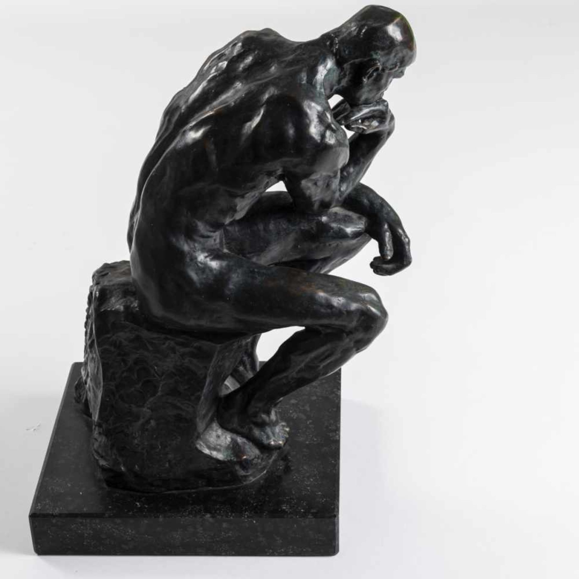 after Auguste Rodin, after 'The Thinker', 1880 (original), 20th century (execution of this - Bild 3 aus 3