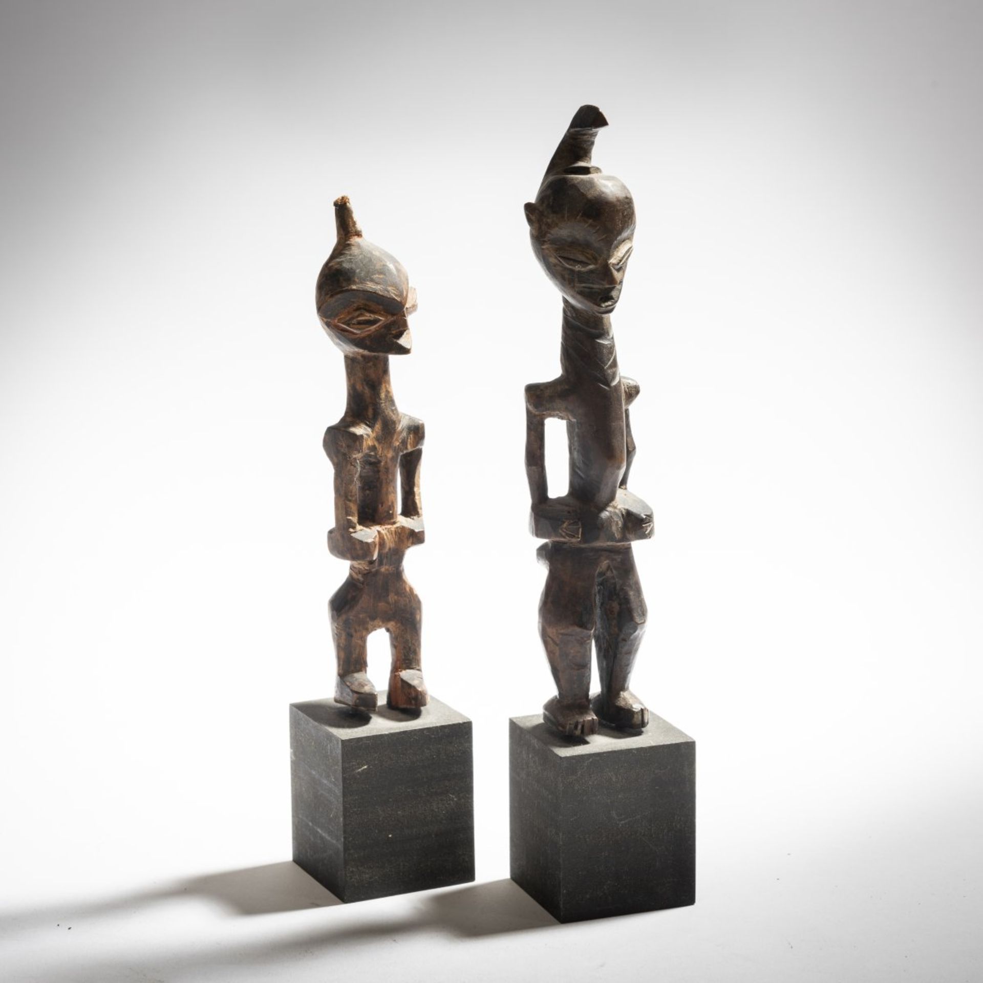 Lulua, Democratic Republic of the Congo, Two fetish figures