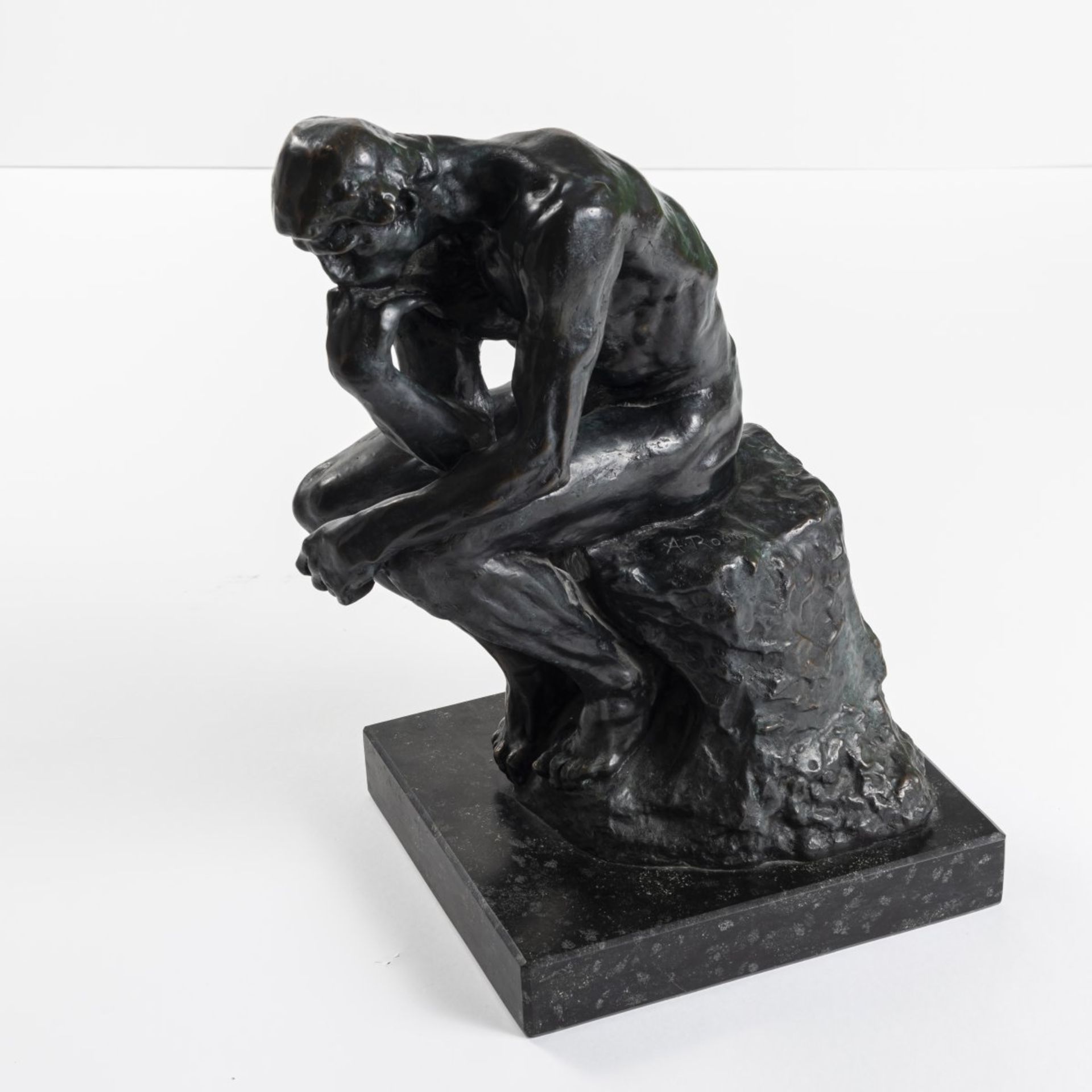 after Auguste Rodin, after 'The Thinker', 1880 (original), 20th century (execution of this - Bild 2 aus 3