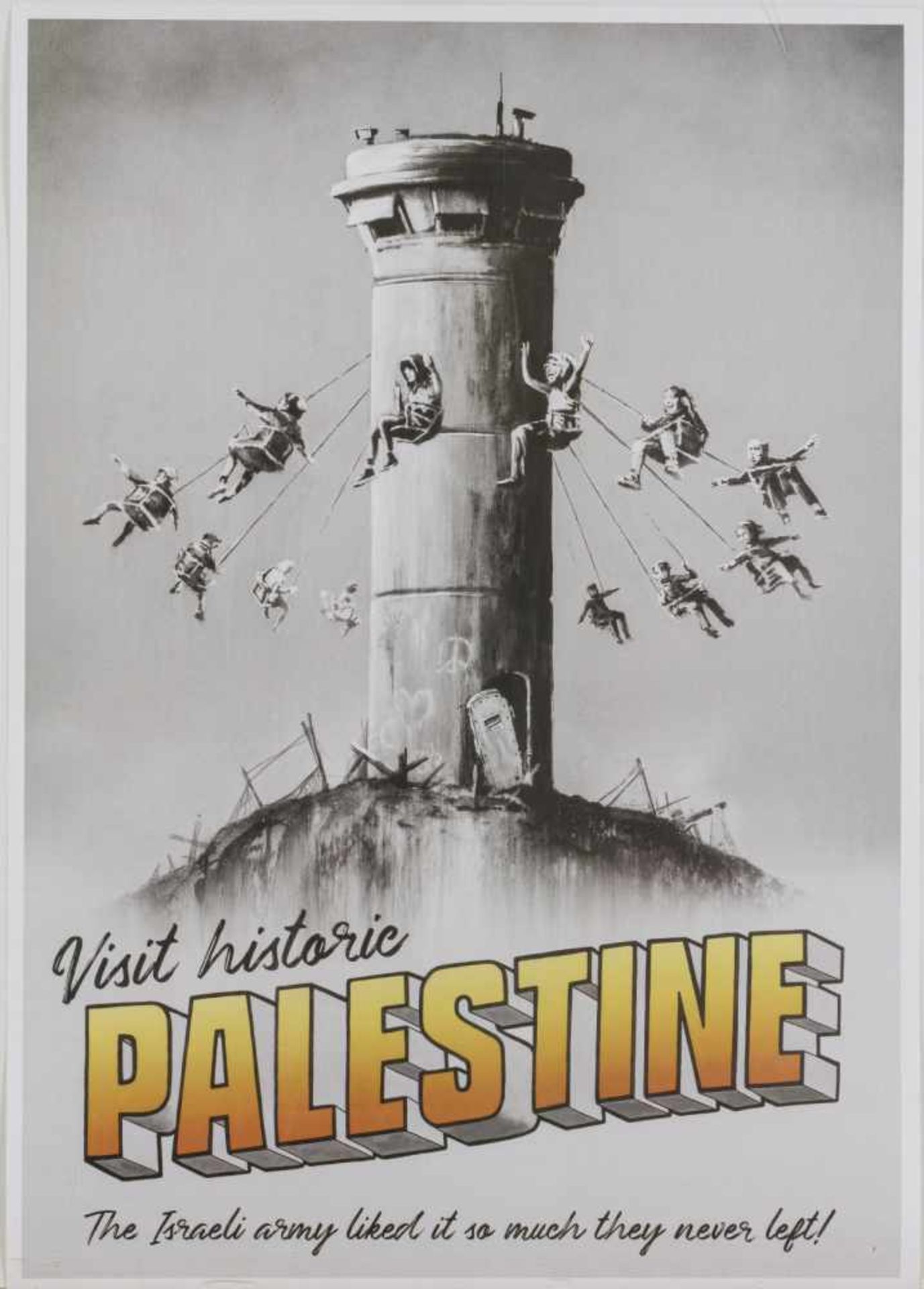 Banksy, 'Visit historic Palestine', 2018