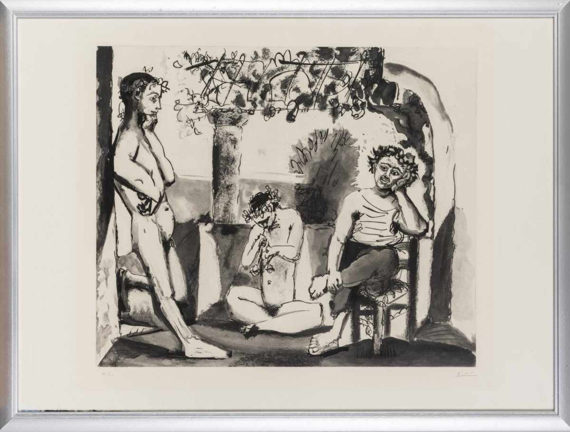 Pablo Picasso, 'Bacchanale', 1955 - Bild 3 aus 3