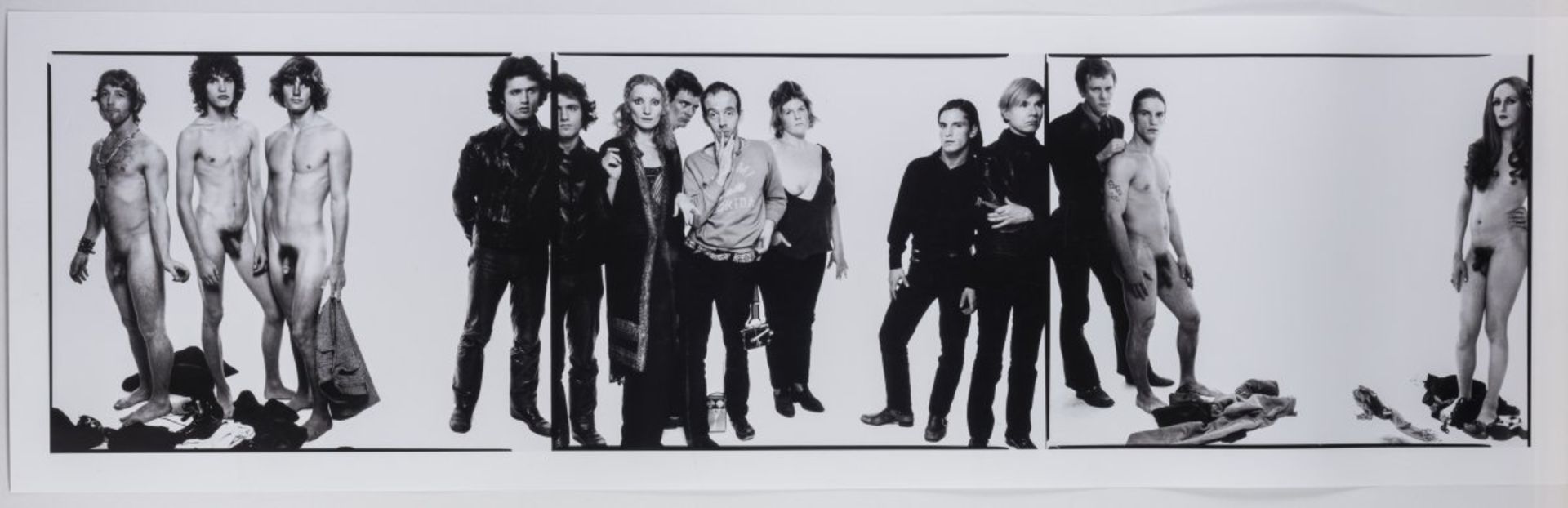 Richard Avedon, 'Andy Warhol and members of the Factory, New York City, 10-30-69', 1969 (shot)