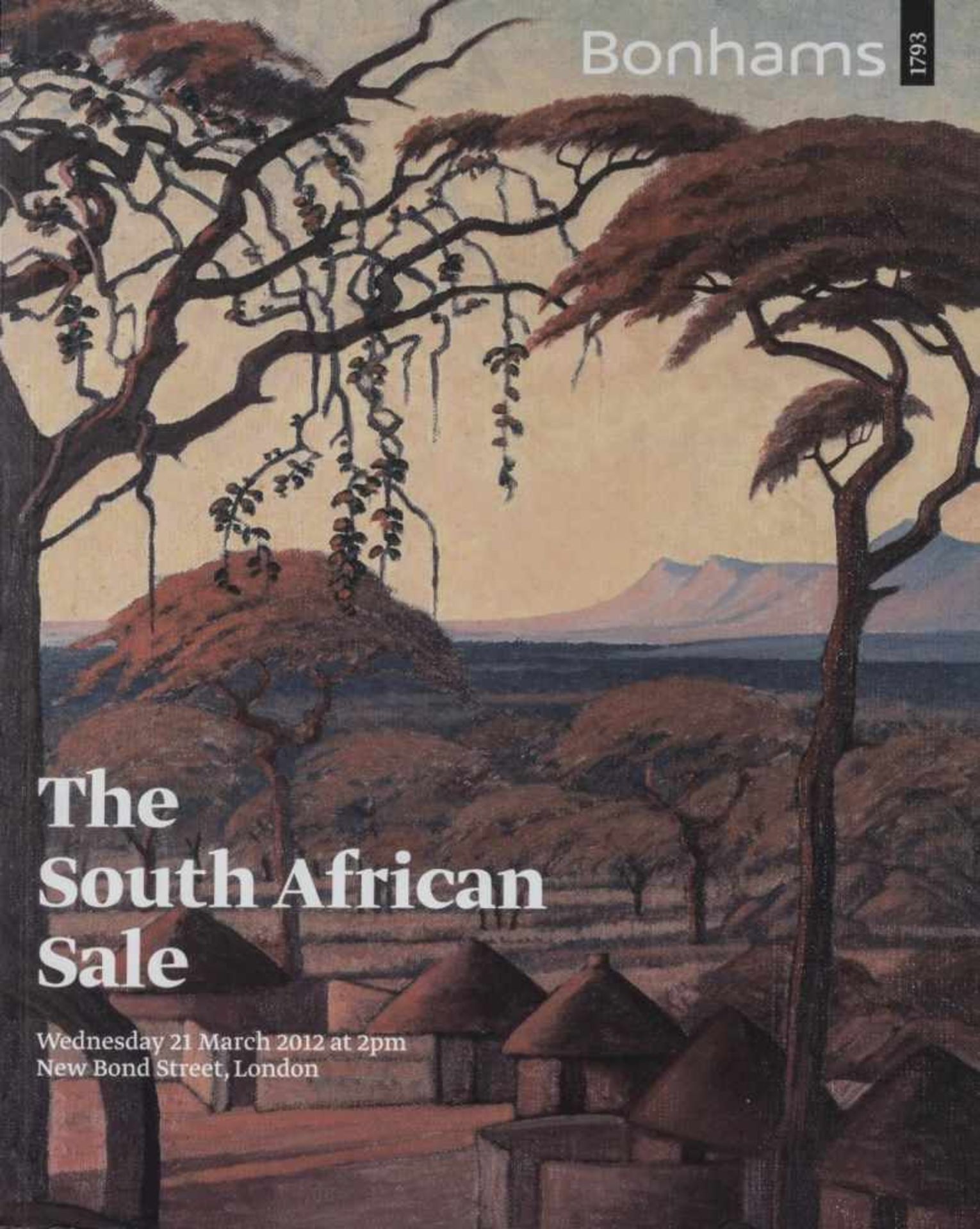 Bonhams Auction Catalogue, 2012, Auction Catalogue The South African Sale, 2012