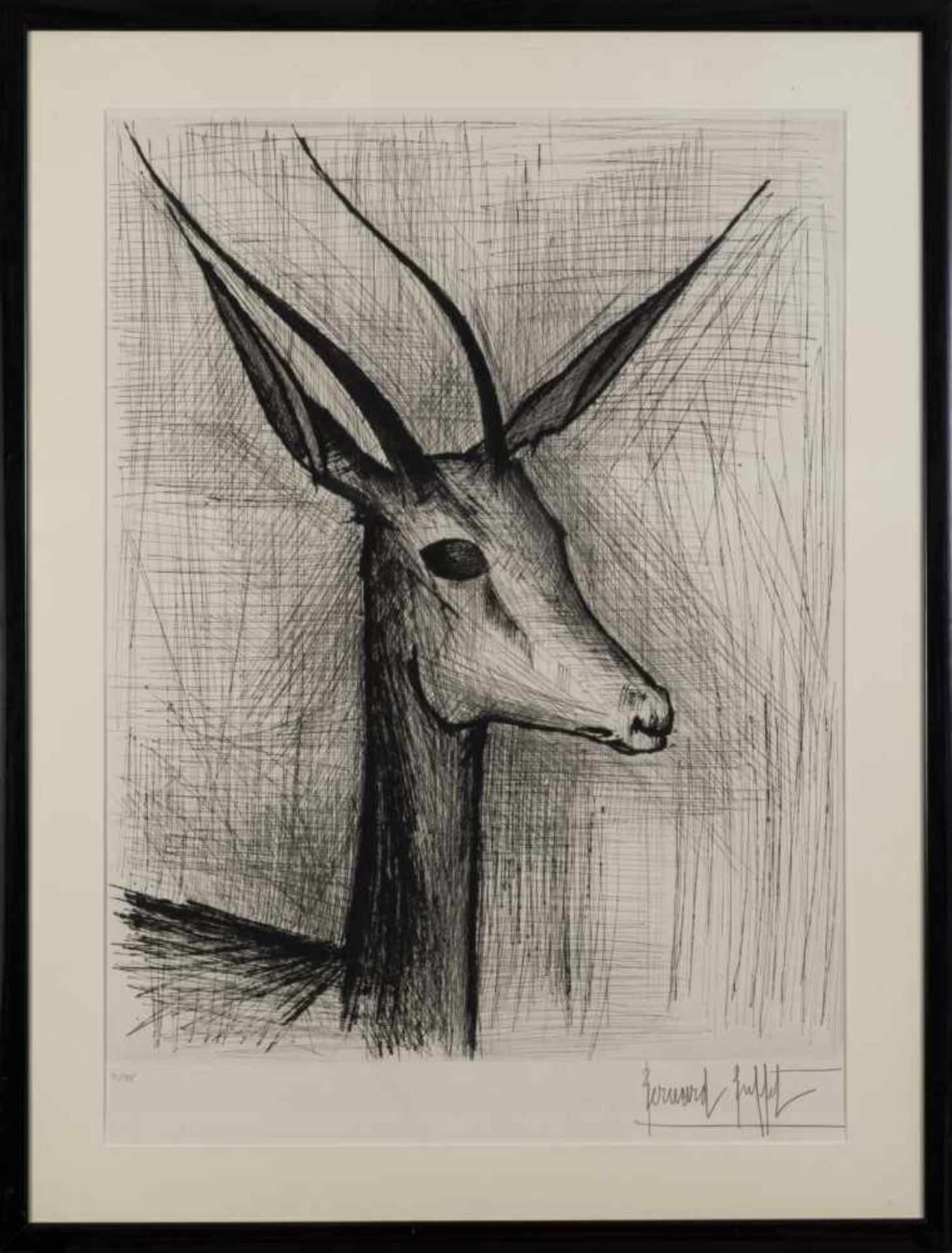 Bernard Buffet, Untitled (deer), 1950s / 1960s