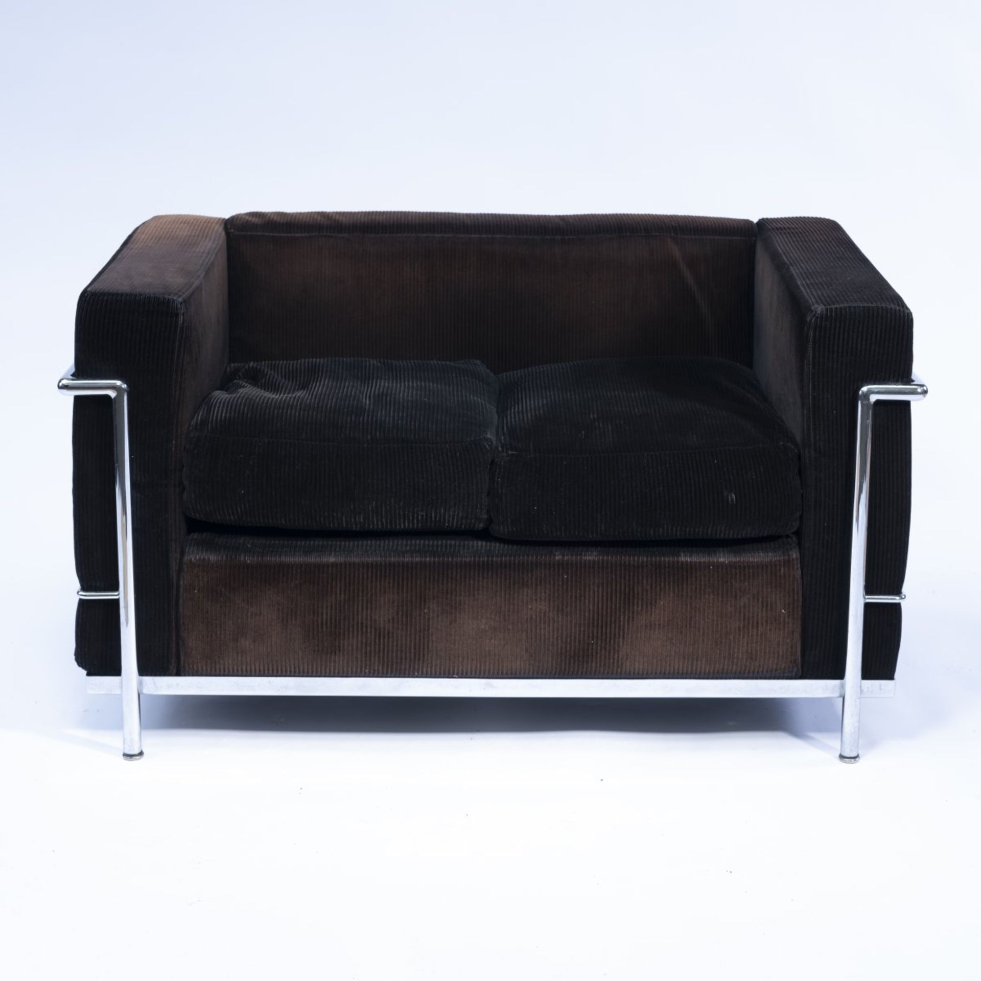 Le Corbusier; Pierre Jeanneret; Charlotte Perriand, Zweisitzer-Sofa 'LC 2', 1928