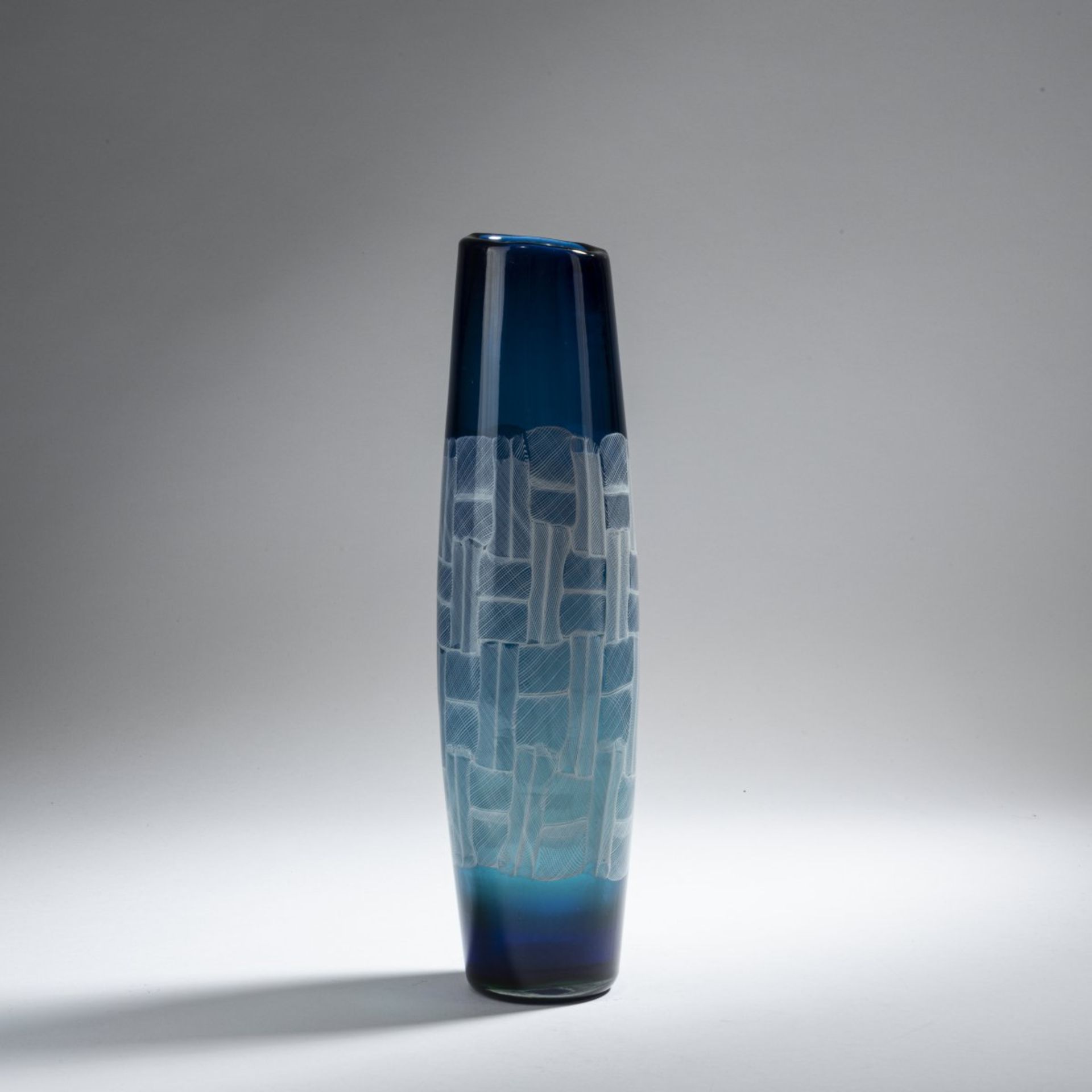 Paolo Venini, Vase 'Zanfirico Mosaico', 1954