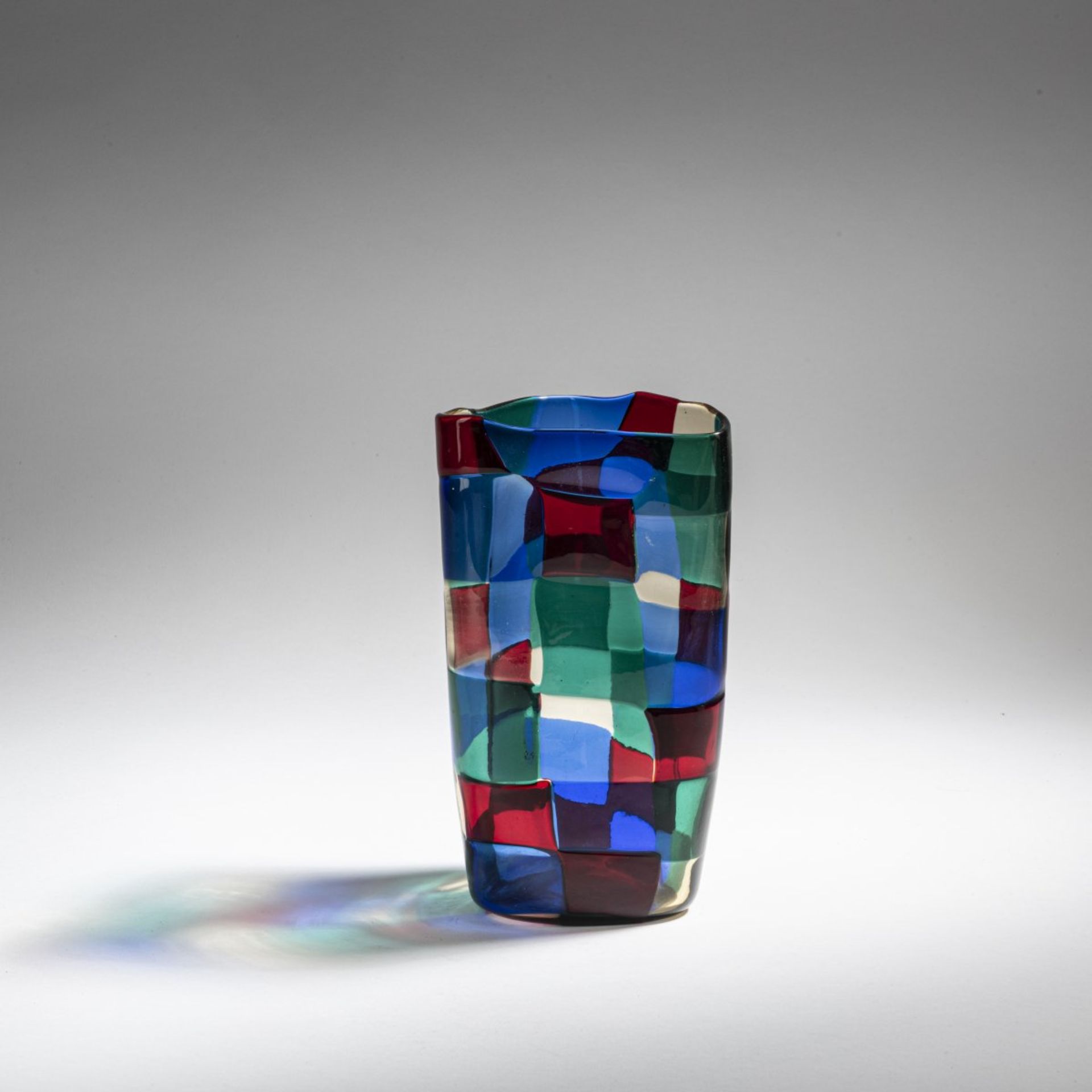 Fulvio Bianconi, Vase 'Pezzato', um 1951