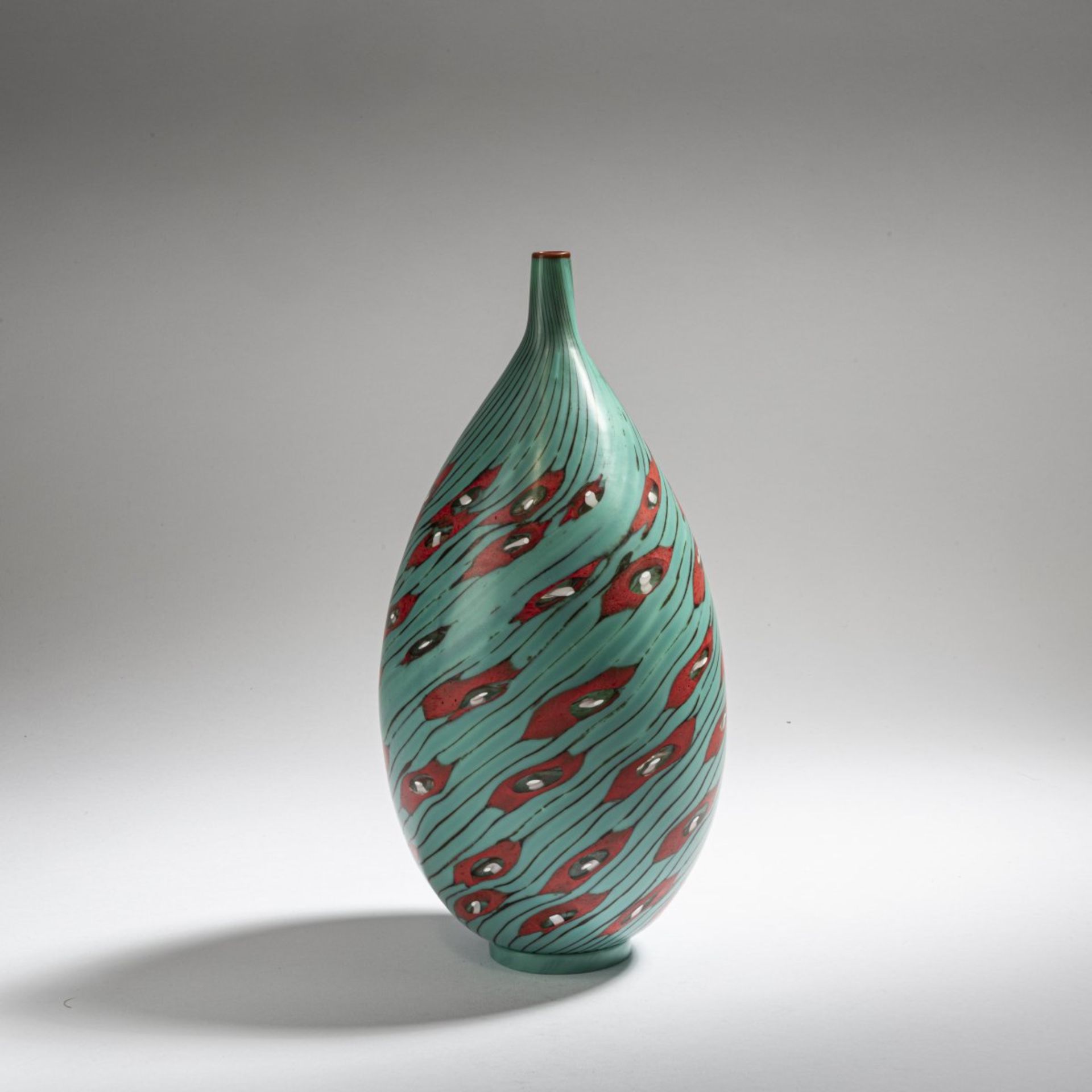 Yoichi Ohira, Unikat-Vase 'Fiori Verdi', 1998