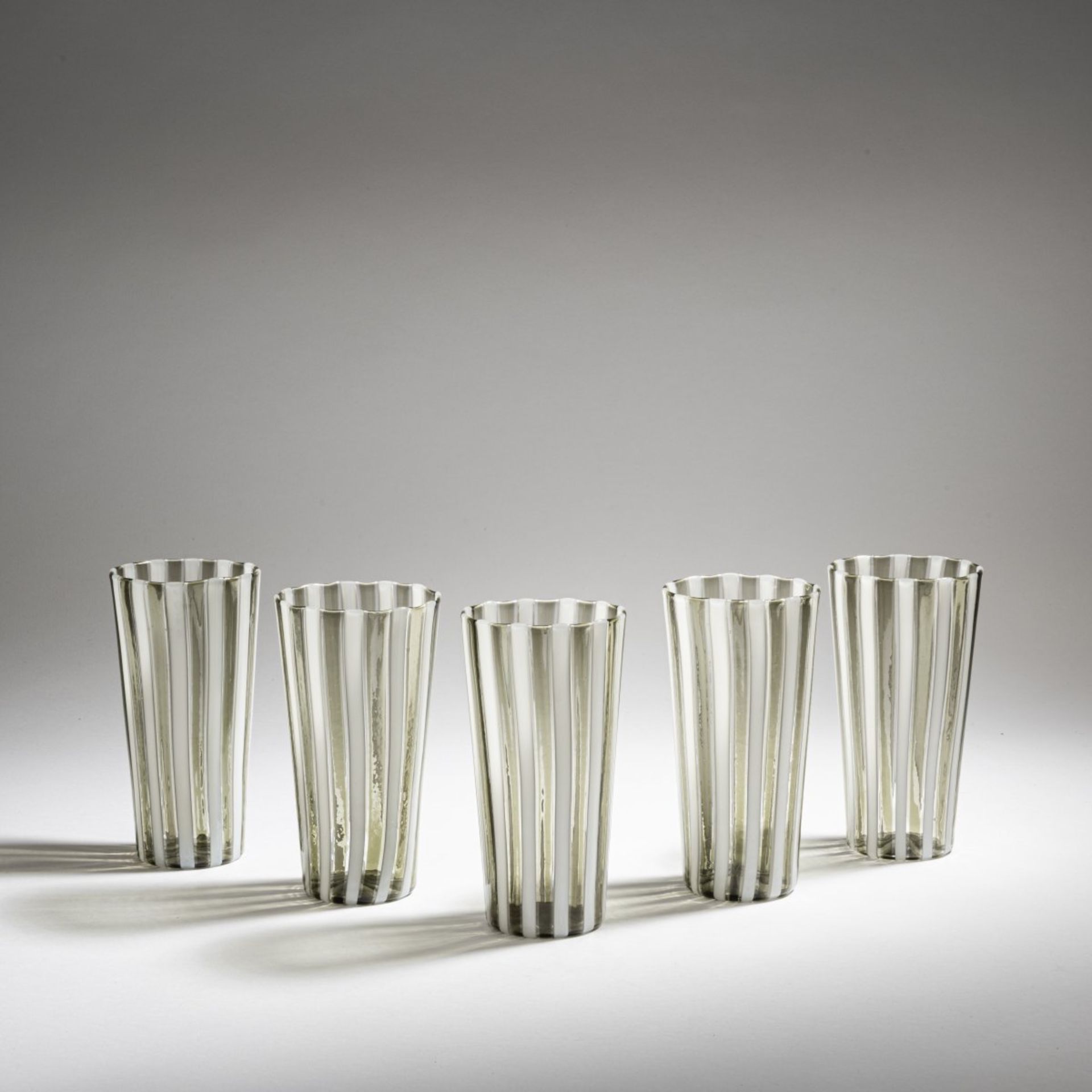 Gio Ponti, Fünf Becher 'A fasce', 1946/47