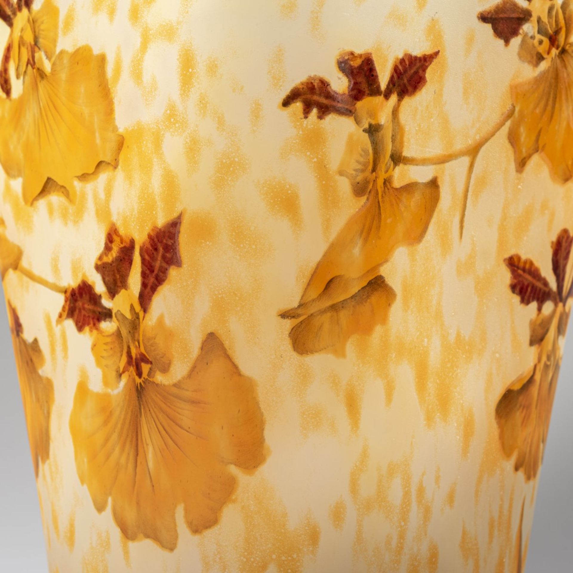 Daum Frères, Nancy, Vase 'Orchidées', 1905-10 - Bild 4 aus 4