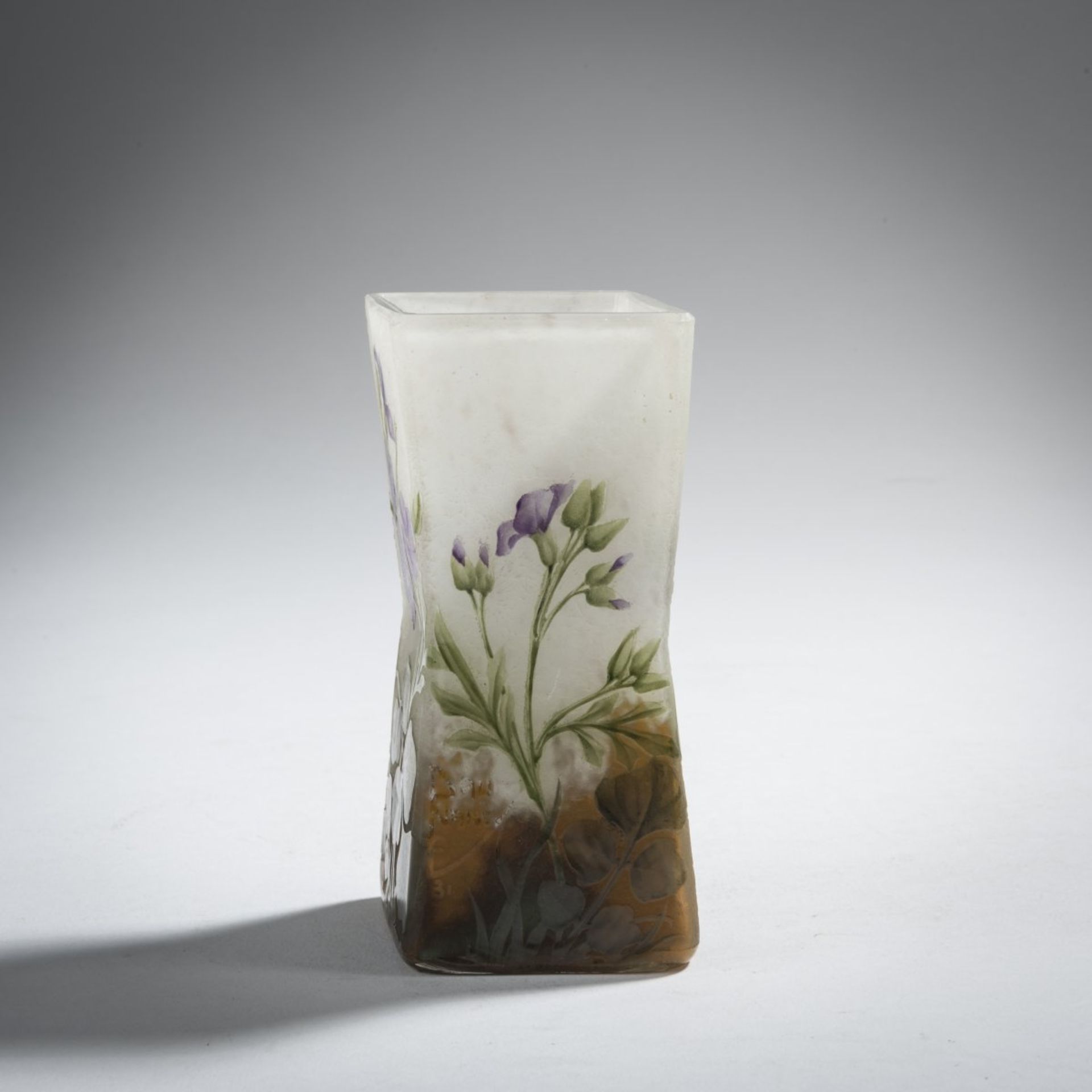 Daum Frères, Nancy , Vase 'Fleurs de Lin', um 1905