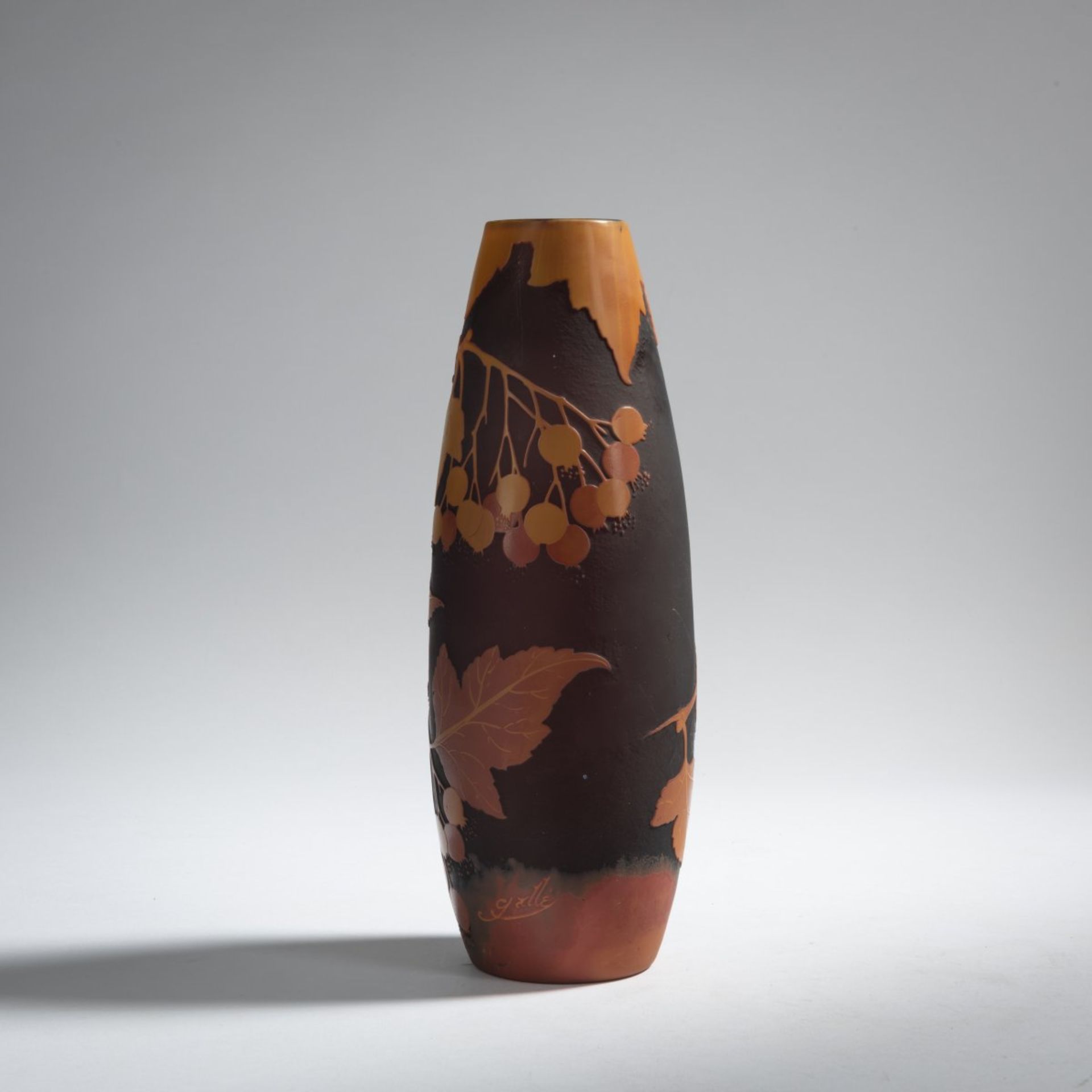 Etablissements Gallé, Nancy, Vase 'Groseilles', 1920er Jahre - Bild 3 aus 5