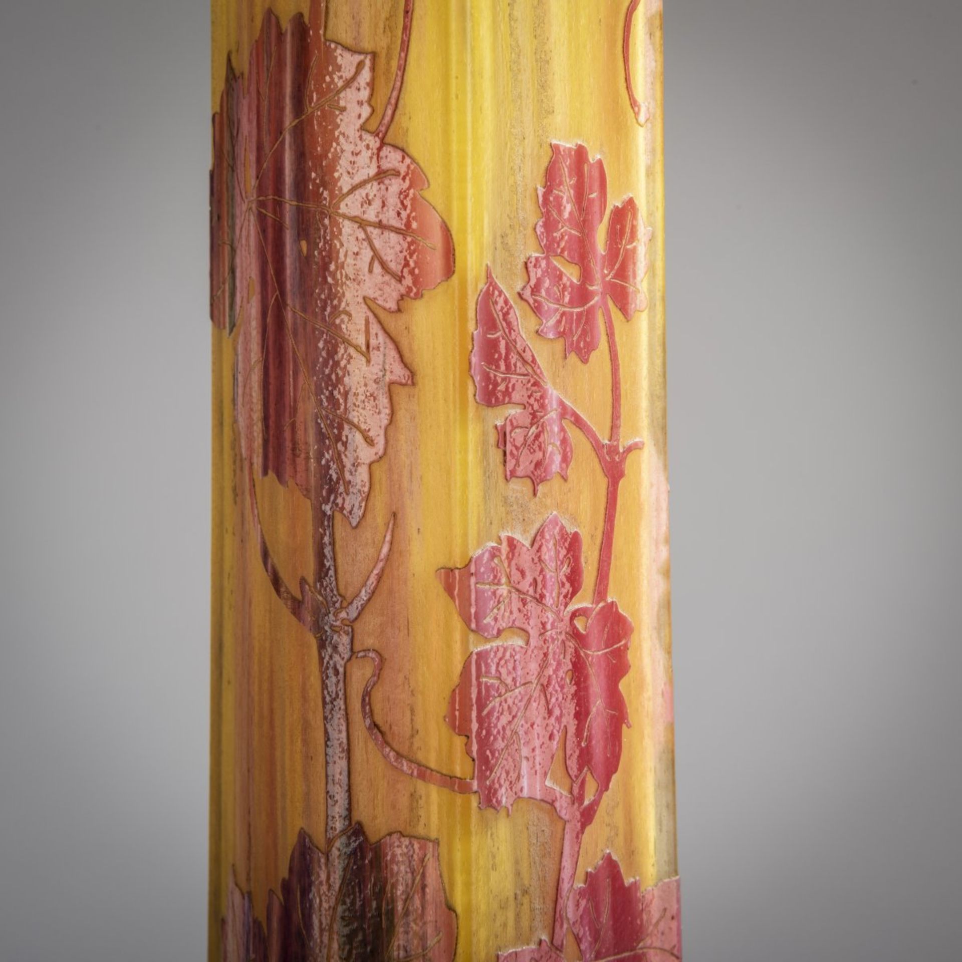 Henri Bergé, Hohe Vase 'Vigne', 1903/04 - Image 6 of 6