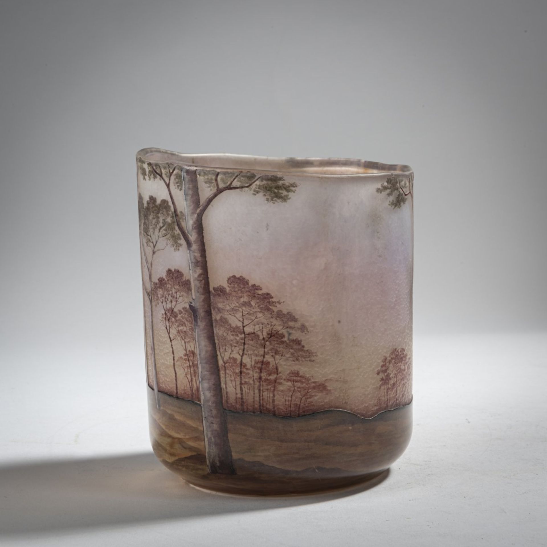 Daum Frères, Nancy, Vase 'Paysage mauve', 1907 - Bild 4 aus 5