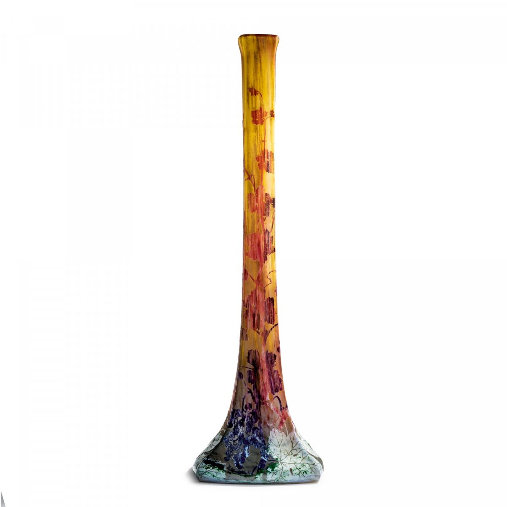 Henri Bergé, Hohe Vase 'Vigne', 1903/04