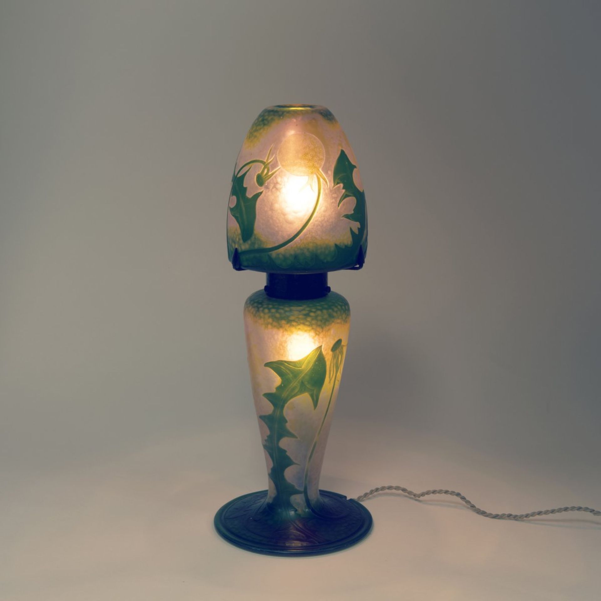 Henri Bergé, Martelé-Tischlampe 'Pissenlits' - 'Chandelles', 1898-1903 - Bild 2 aus 5