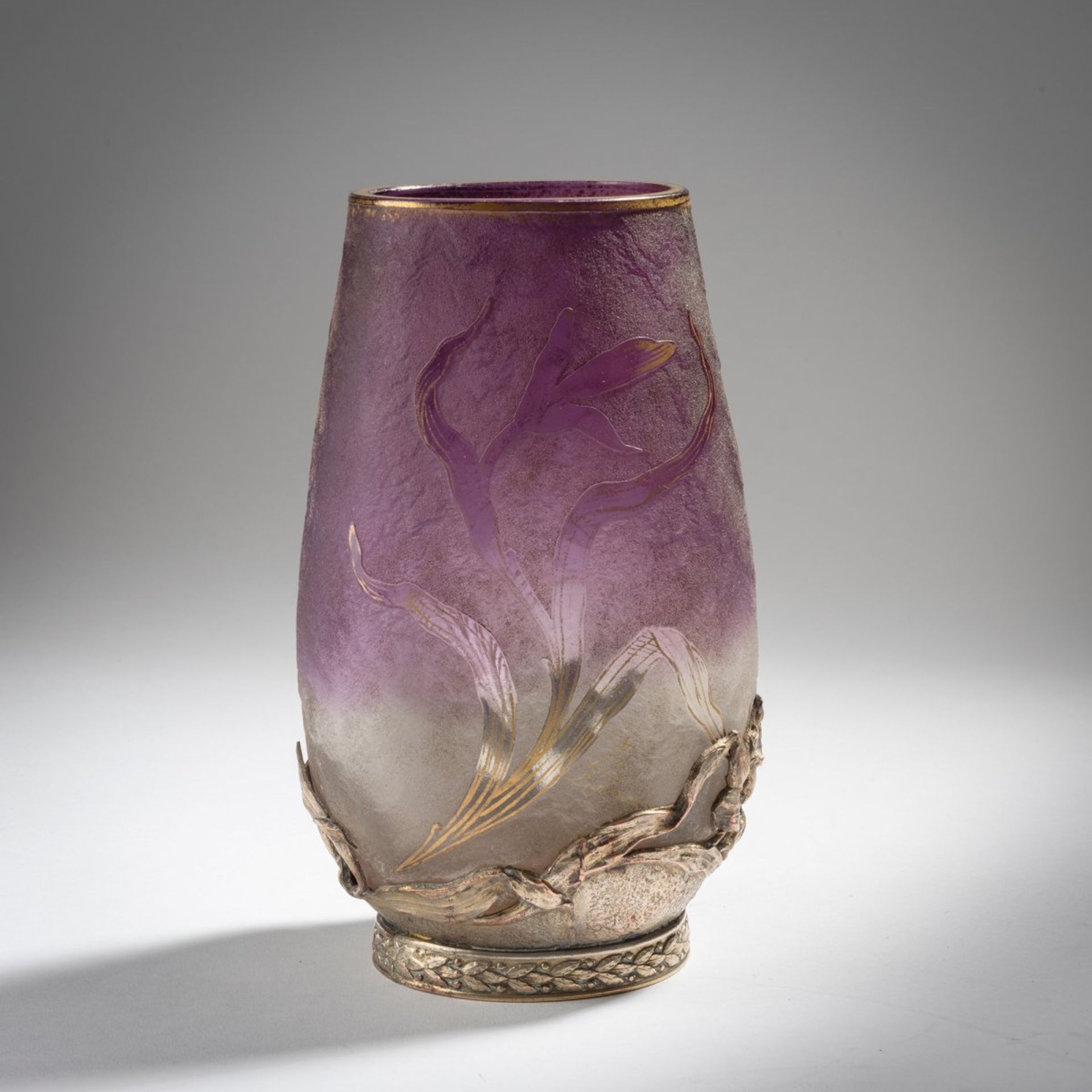 Daum Frères, Nancy , Vase 'Iris', um 1890