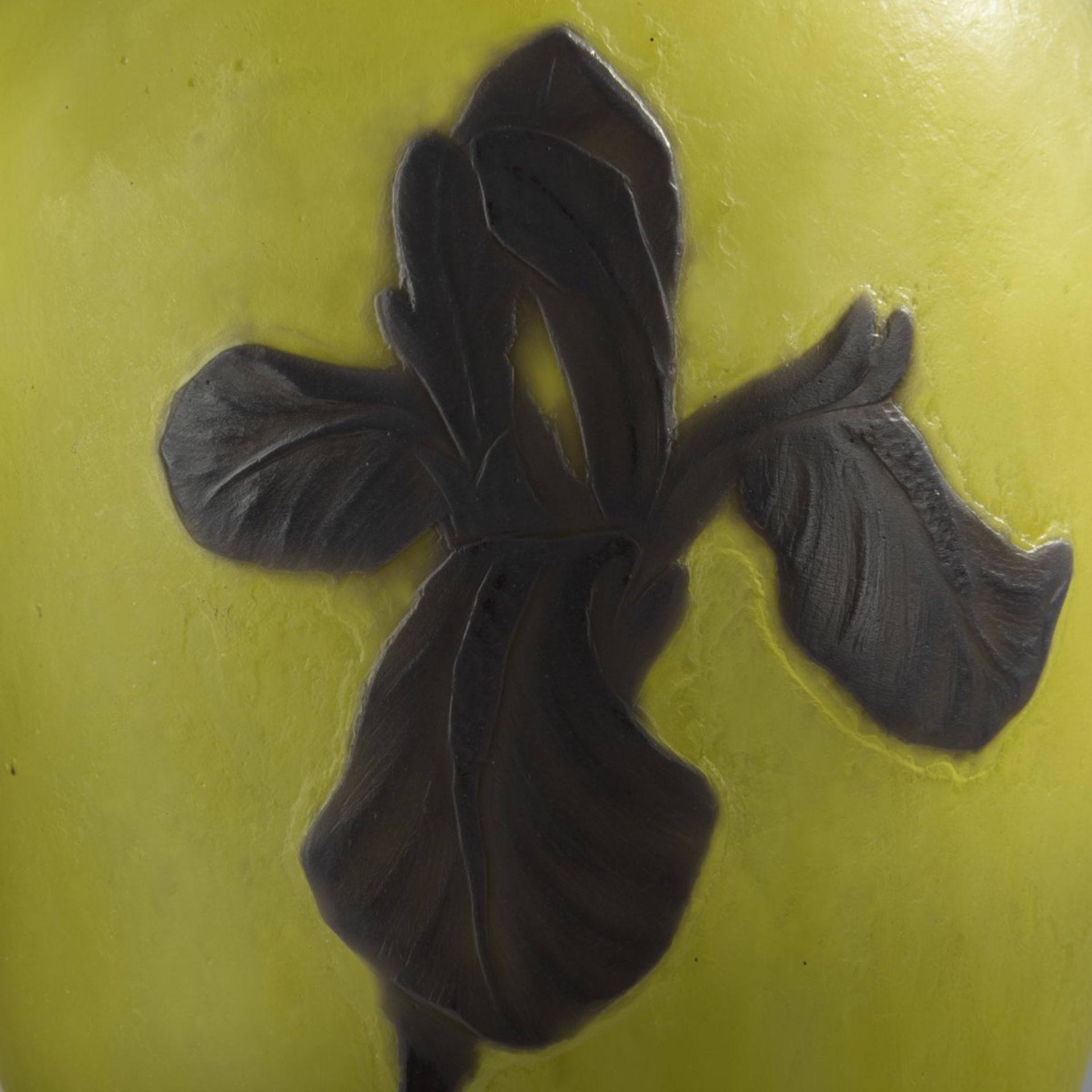 Daum Frères, Nancy , Hohe Vase 'Iris', um 1908 - Image 5 of 6