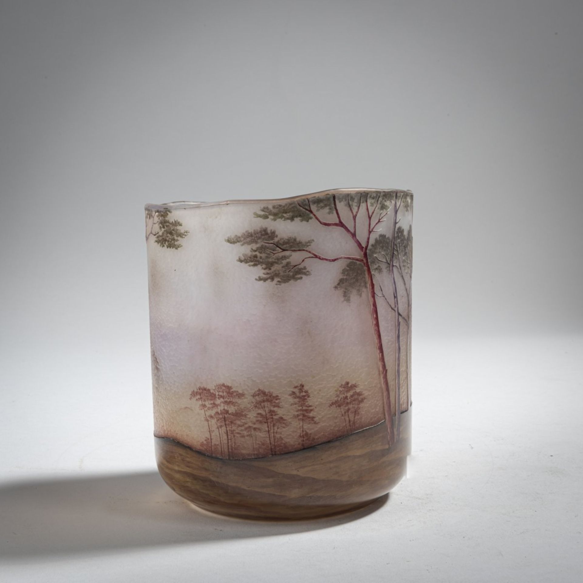 Daum Frères, Nancy, Vase 'Paysage mauve', 1907 - Image 3 of 5