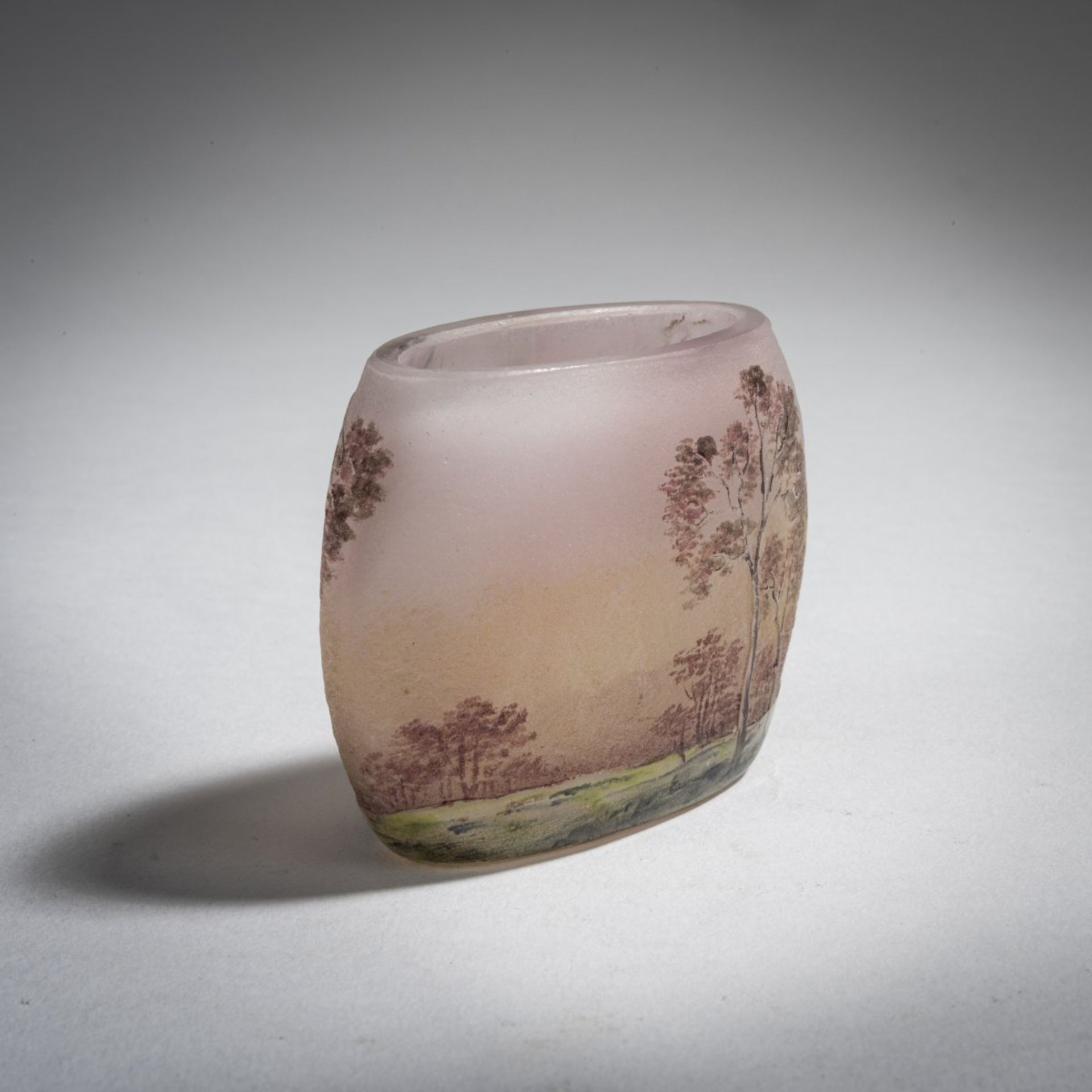 Daum Frères, Nancy, Vase 'Paysage mauve', 1907 - Image 2 of 4