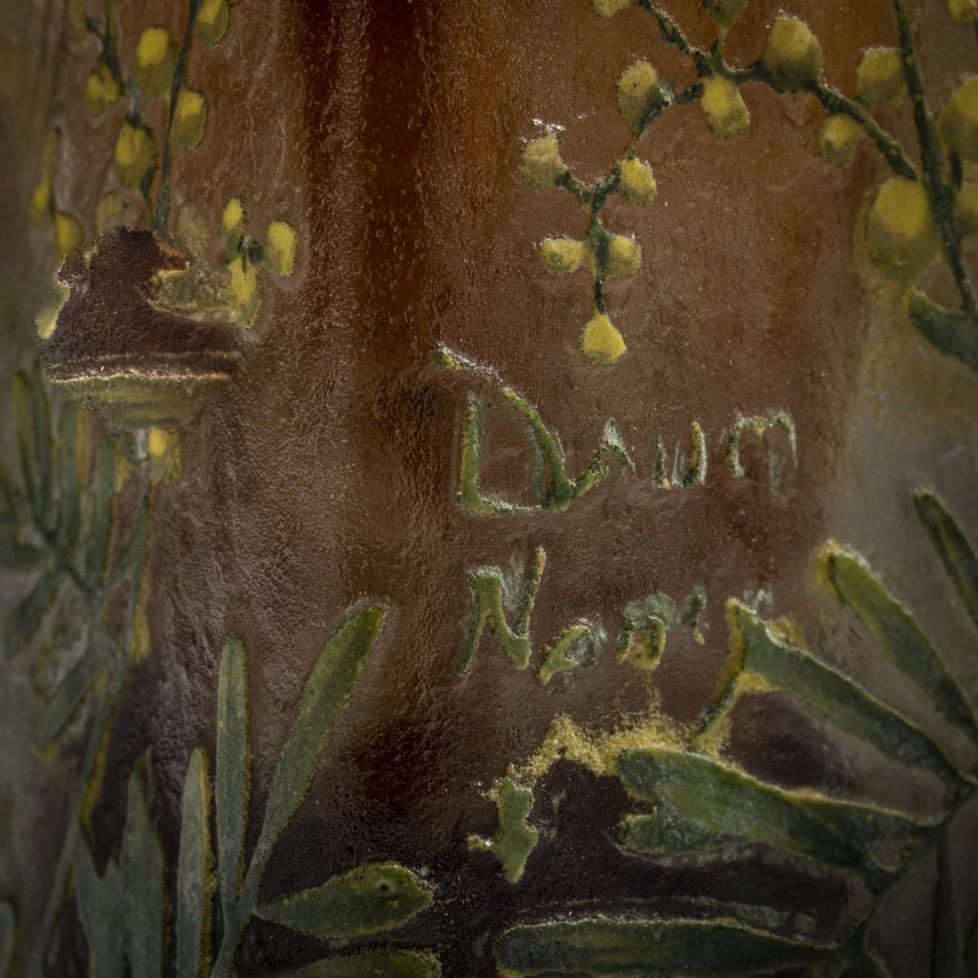 Daum Frères, Nancy, Vase 'Mimosas', um 1902 - Image 4 of 4