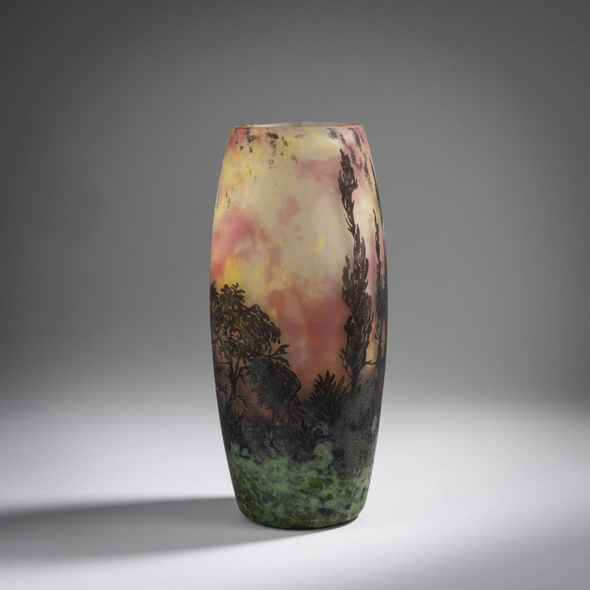 Daum Frères, Nancy, Vase 'Paysage crépuscule', um 1905 - Bild 2 aus 5