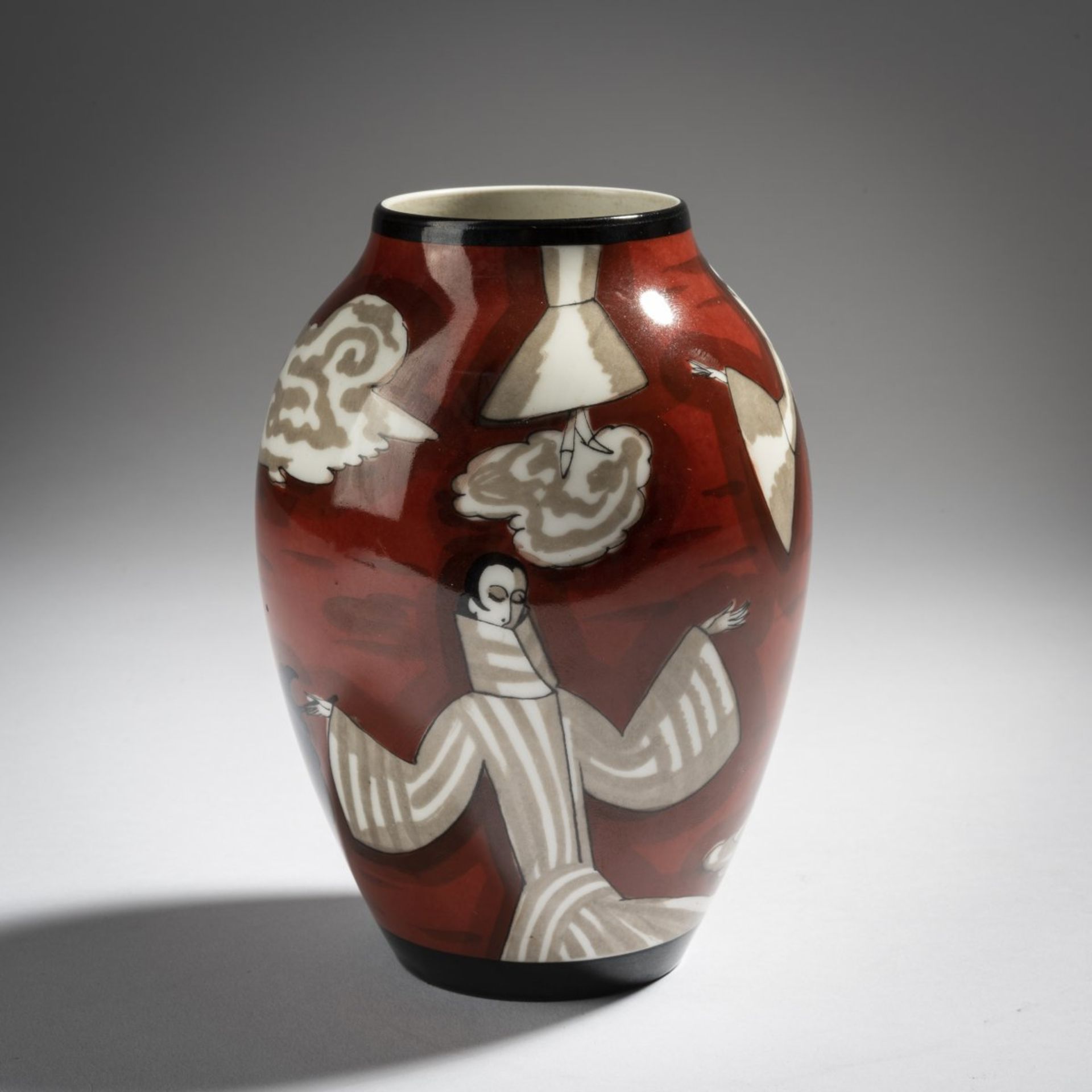 L. Bernardaud & Cie., Limoges, Kleine Vase, um 1930 - Bild 4 aus 5