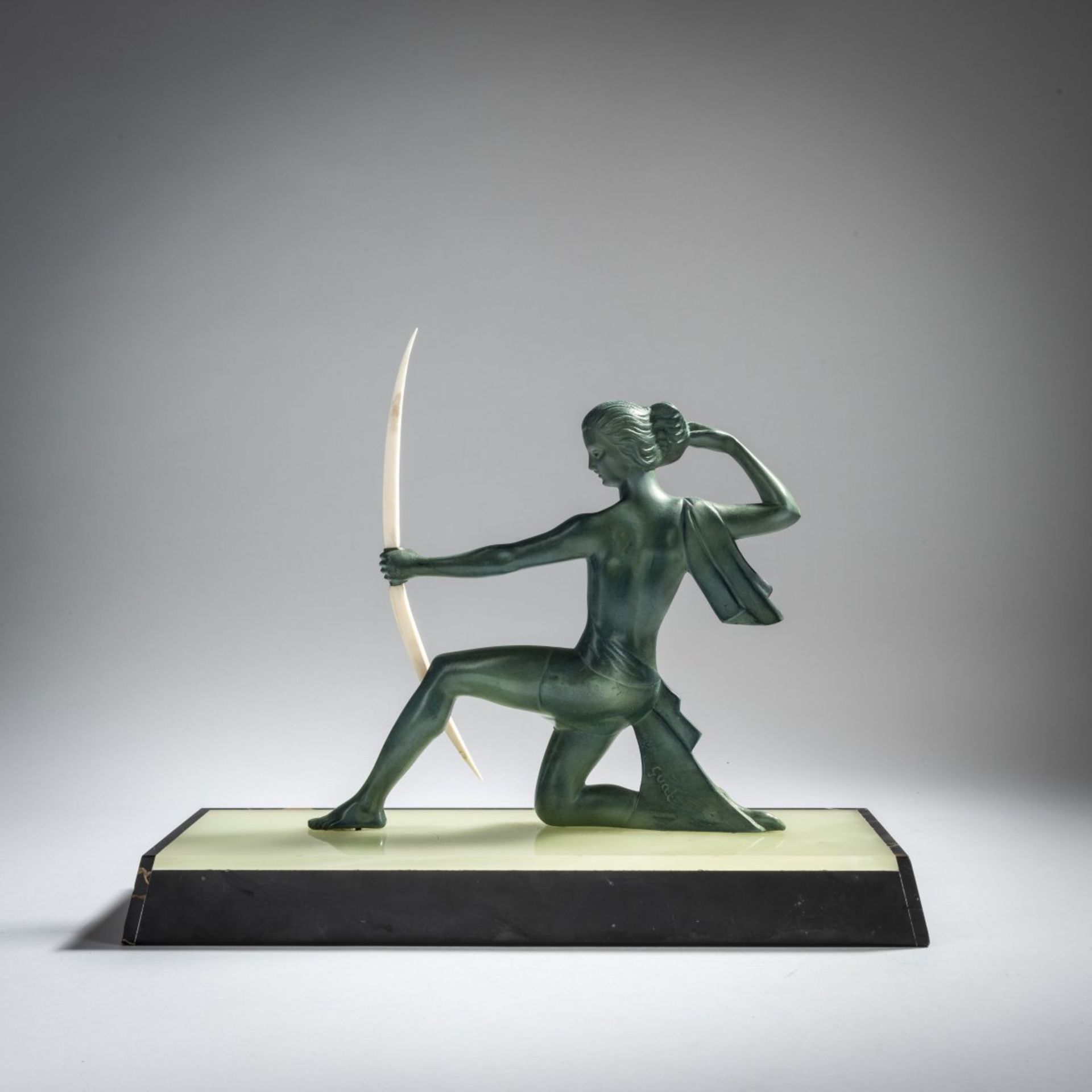 Jaime Sabartes Gual , 'Diana, kniend', um 1928 - Image 3 of 6